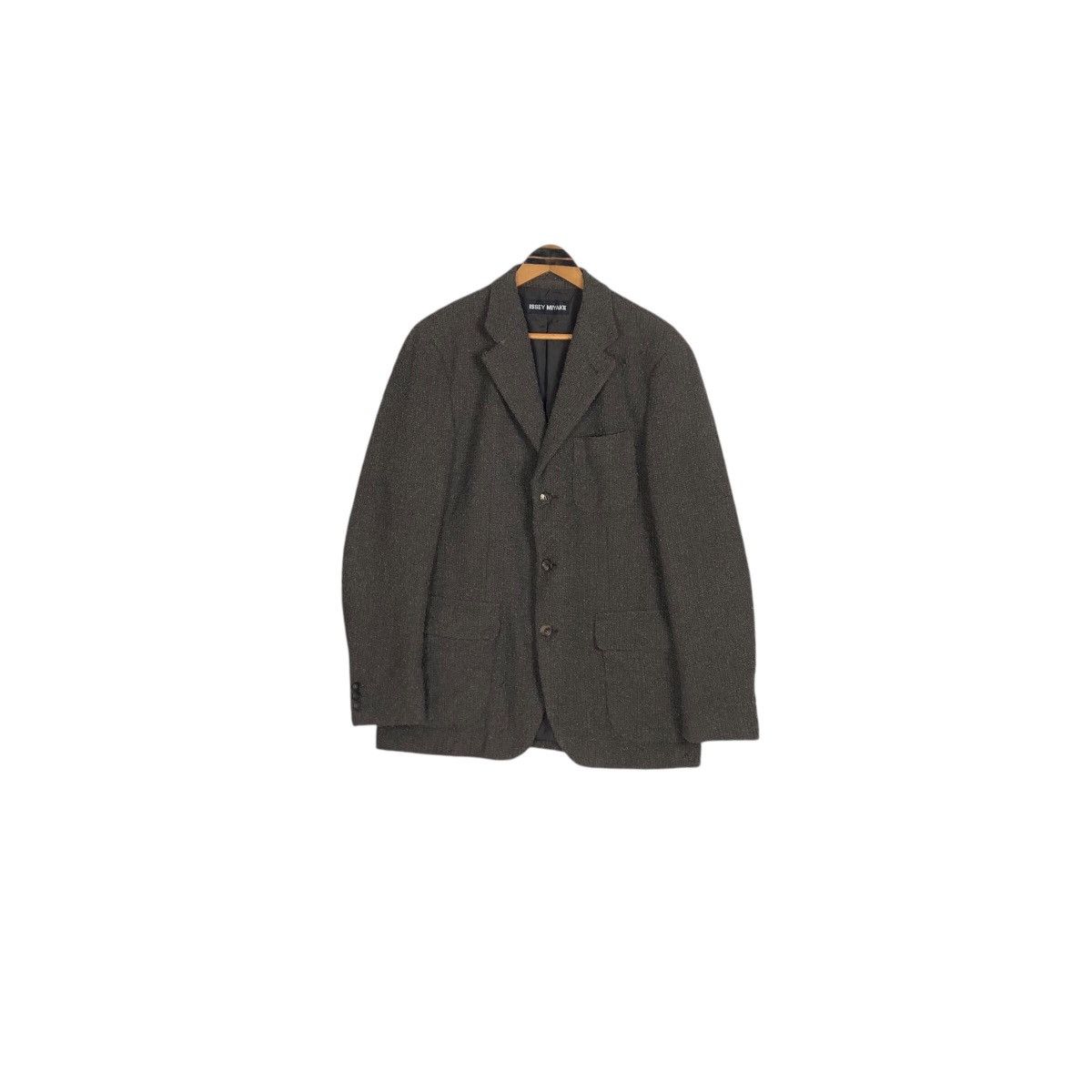 Issey Miyake Vintage Issey Miyake A/W 2006 Knitted Wool Coat Size US M / EU 48-50 / 2 - 2 Thumbnail
