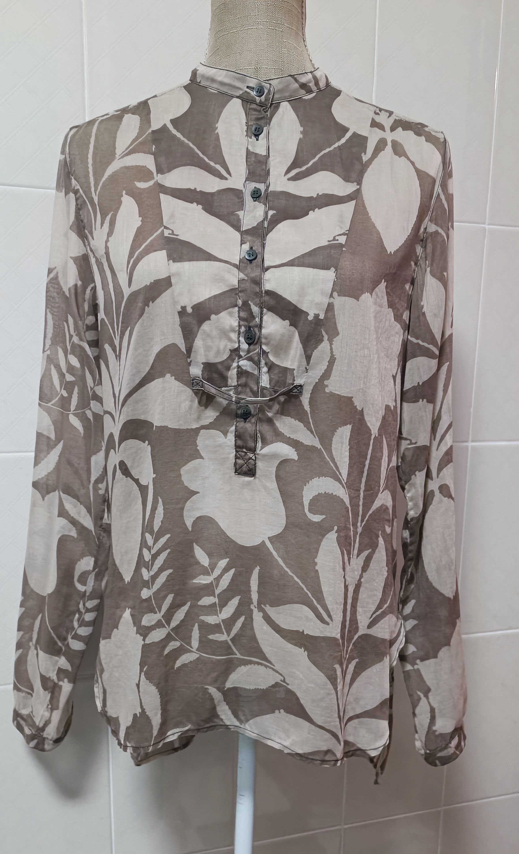 SS2001 - Flower cotton shirt