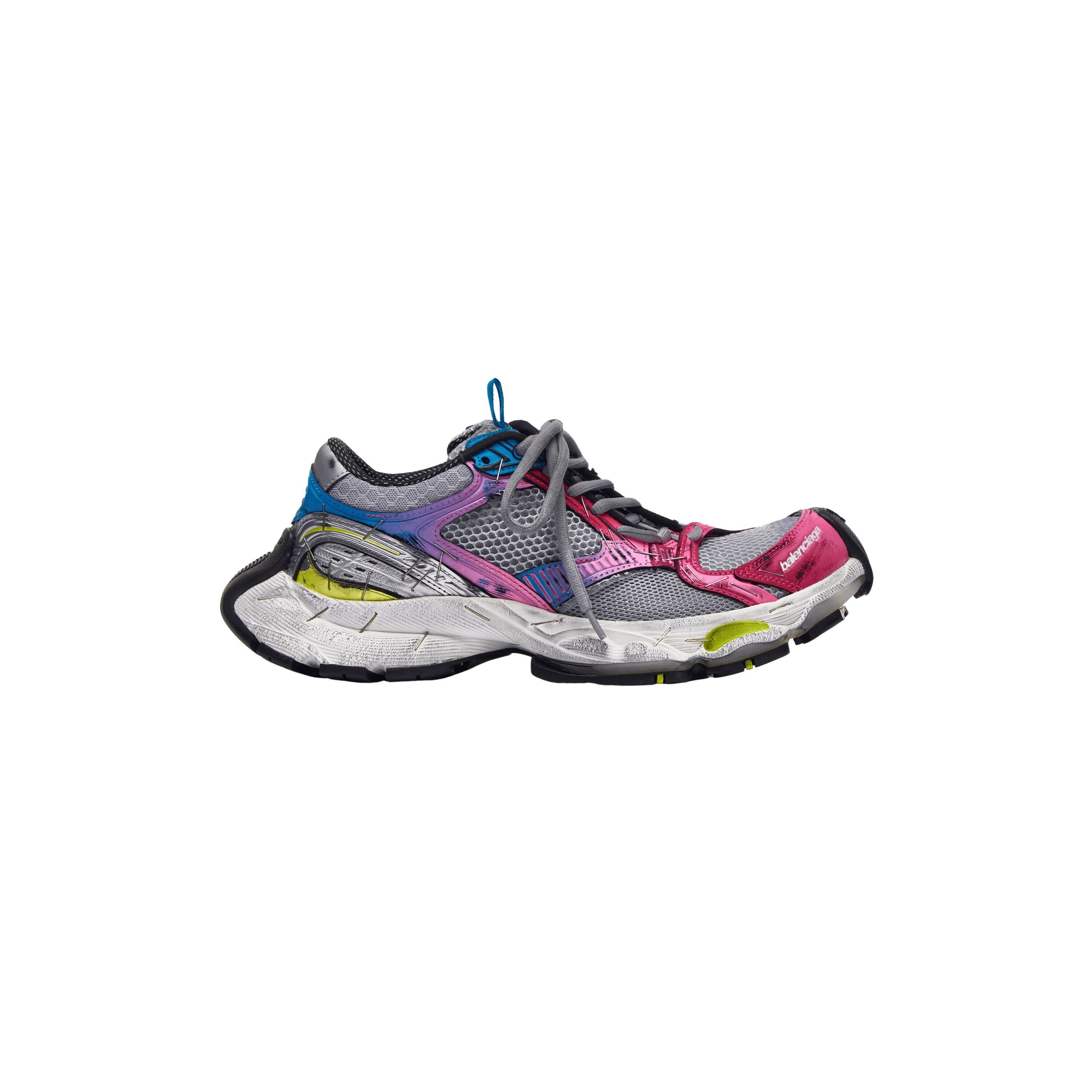 Balenciaga Balenciaga Stapler Grey/Blue/Pink/Yellow/White Sneakers 
