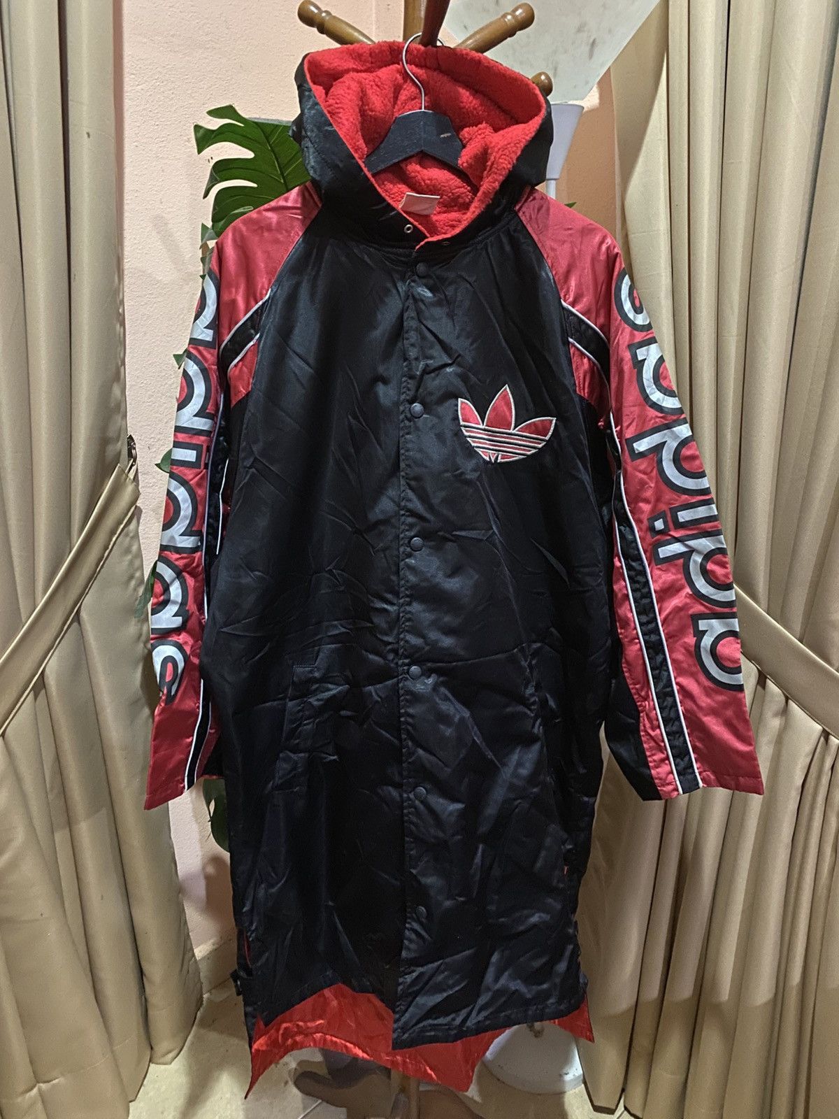 Adidas VINTAGE ADIDAS RUN DMC MASTER JAY RAINCOAT LONG COAT Size US M / EU 48-50 / 2 - 7 Thumbnail