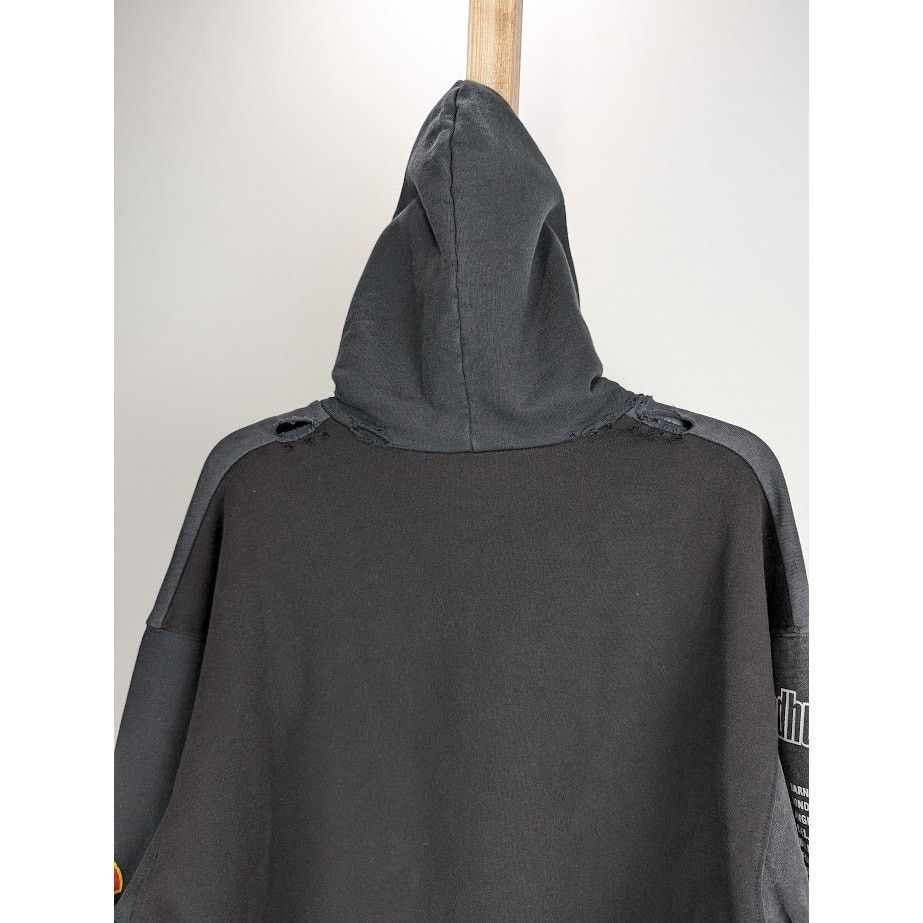Balenciaga o1rshd1 Hoodie in Black Size US M / EU 48-50 / 2 - 14 Thumbnail