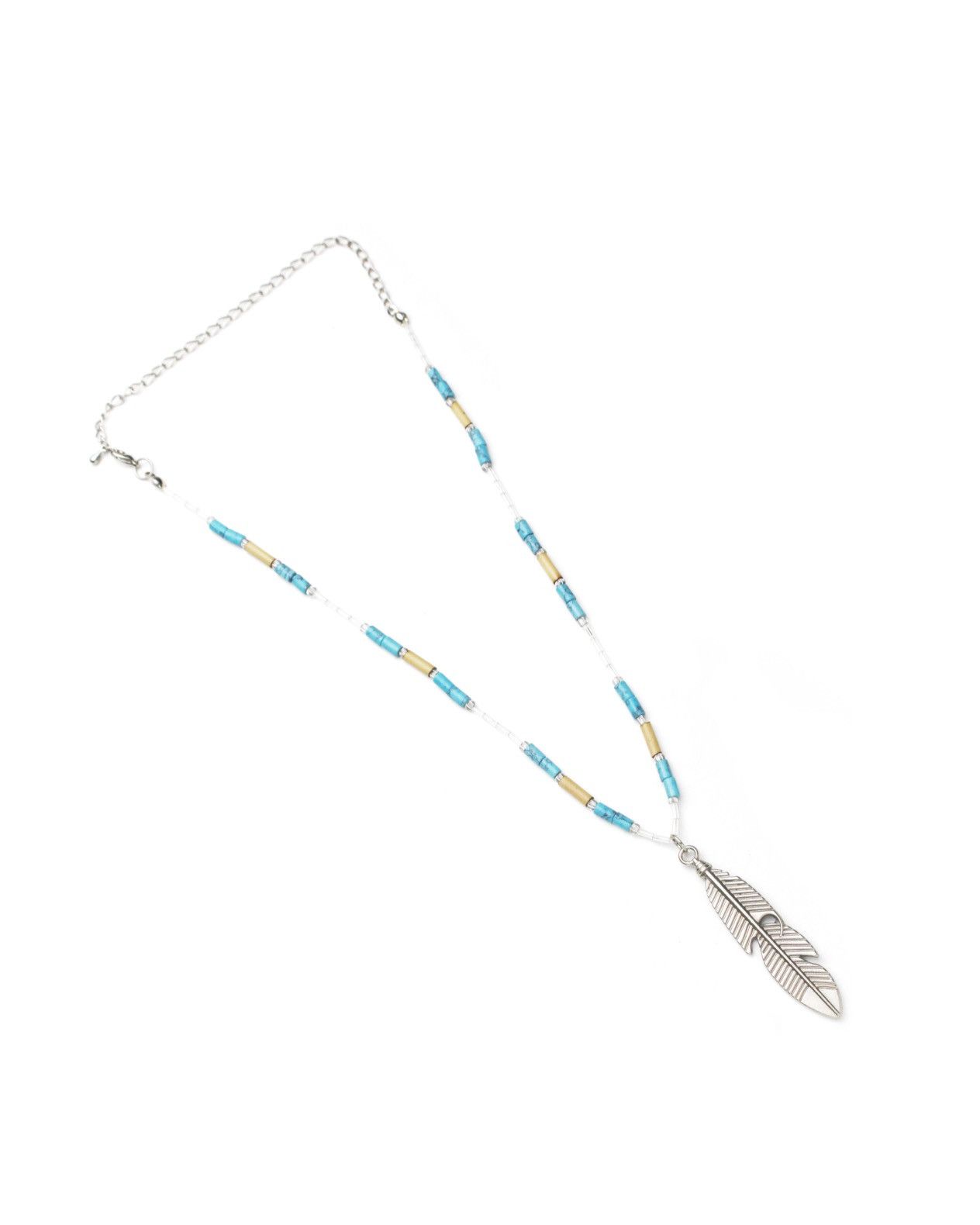 Vintage 2000S JAPANESE MADE NATIVE SOUL FEATHER SPIRIT NECKLACE Size ONE SIZE - 4 Thumbnail