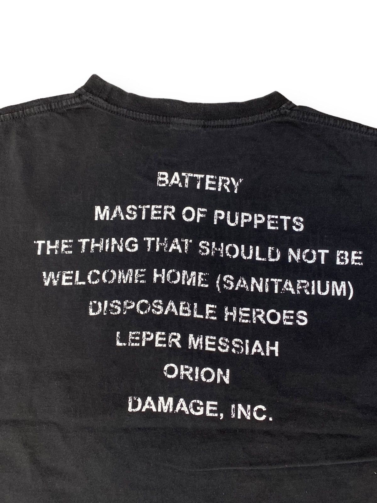 Band Tees Vintage Metallica Master of Puppets Cover Album Shirt. #C4 Size US L / EU 52-54 / 3 - 5 Thumbnail
