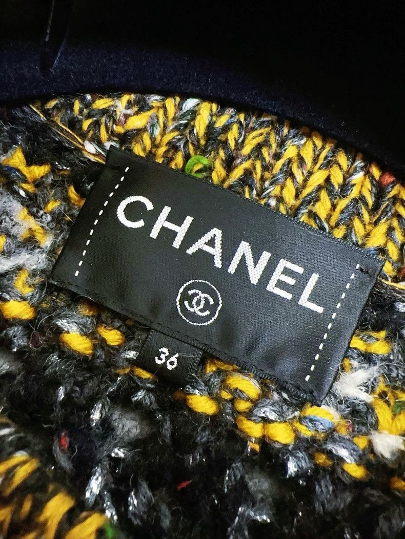 Chanel Chanel Striped Toggle Knit Long Sleeve Jacket Size M / US 6-8 / IT 42-44 - 3 Thumbnail