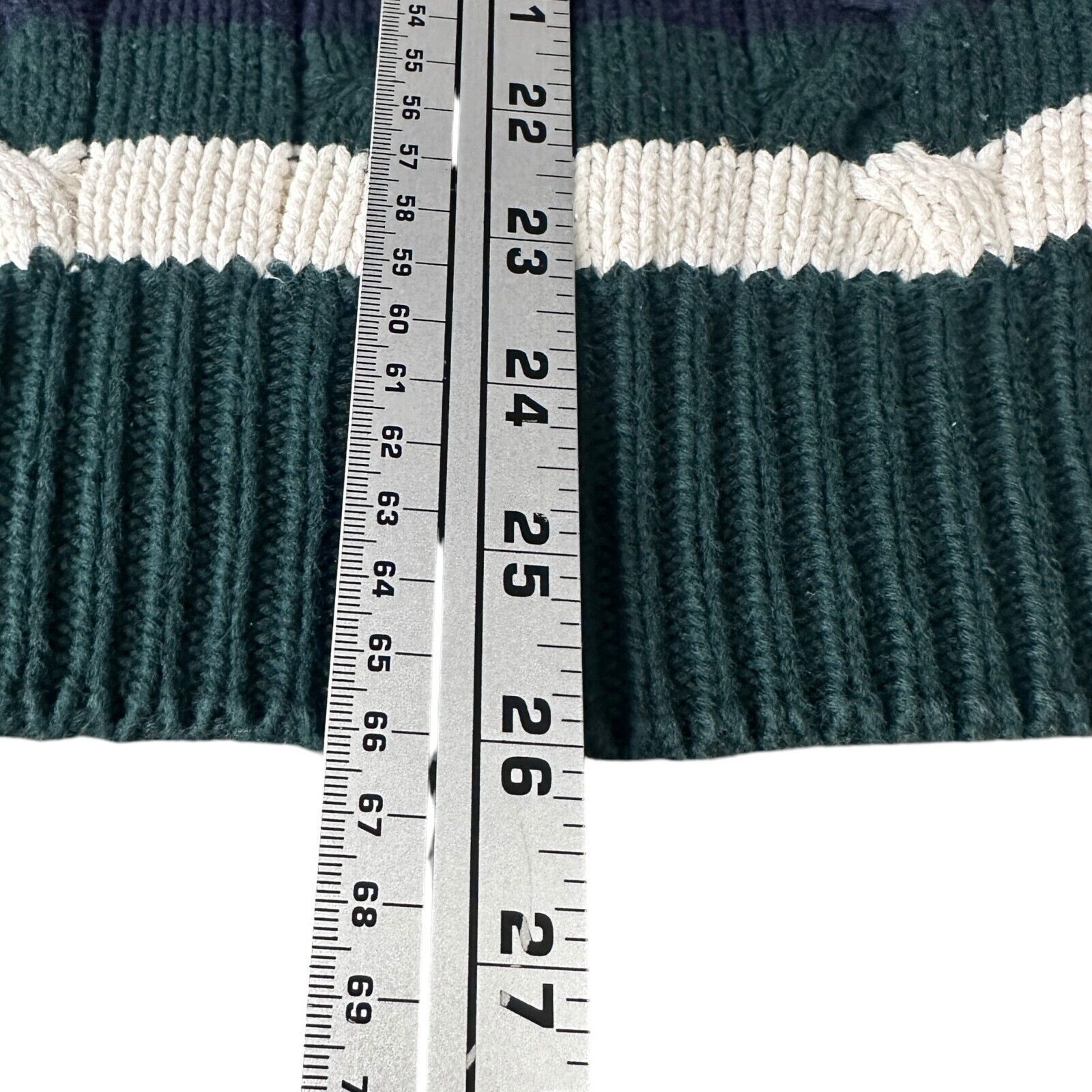 Izod Vintage Izod Cable Knit Cardigan Sweater Mens XL Green Size US XL / EU 56 / 4 - 8 Thumbnail