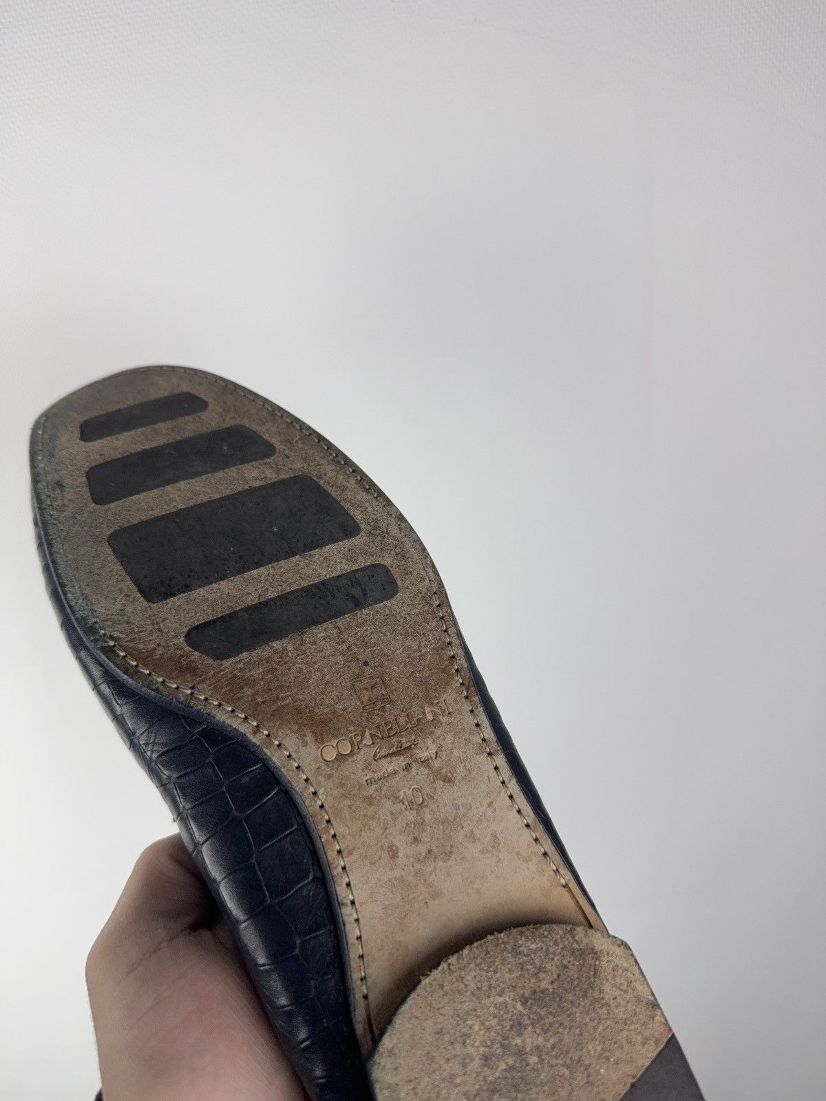 Corneliani Corneliani Crocodile Embossed Leather Loafers Made in Italy Size US 10 / EU 43 - 18 Thumbnail