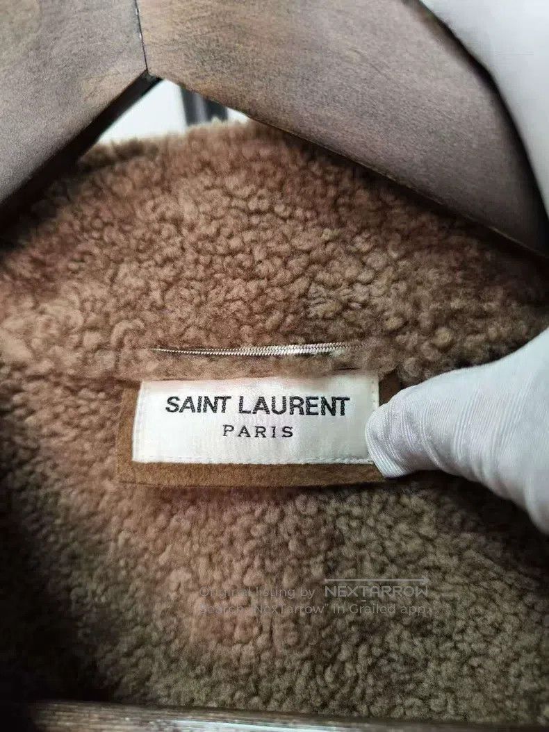 Saint Laurent Paris Saint Laurent Paris Tobacco Brown Sheepskin Fur Jacket i Size US M / EU 48-50 / 2 - 7 Thumbnail