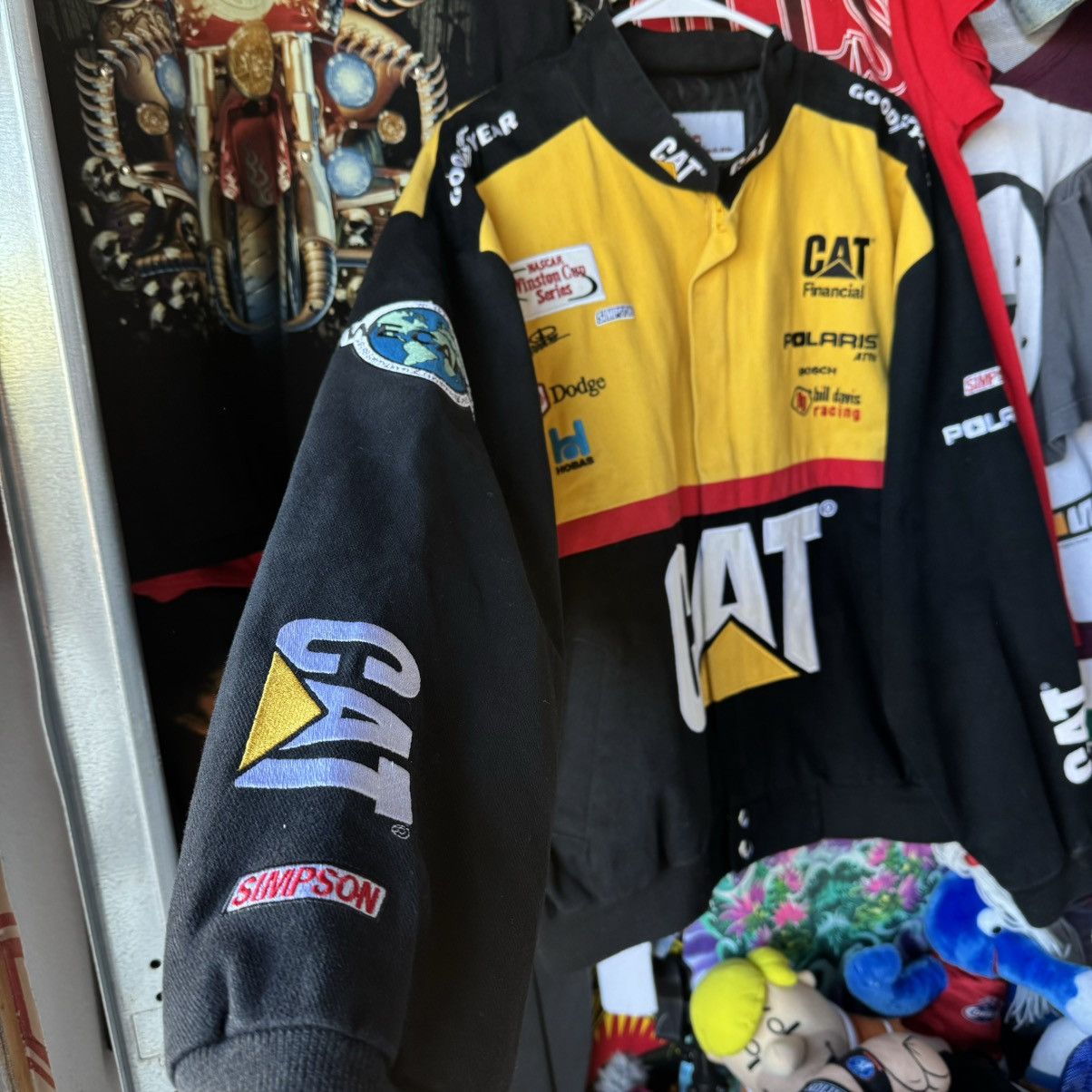 Caterpillar × NASCAR × Vintage Caterpillar Ward Burton Vintage 90s NASCAR Racing Jacket 90s Size US M / EU 48-50 / 2 - 3 Thumbnail