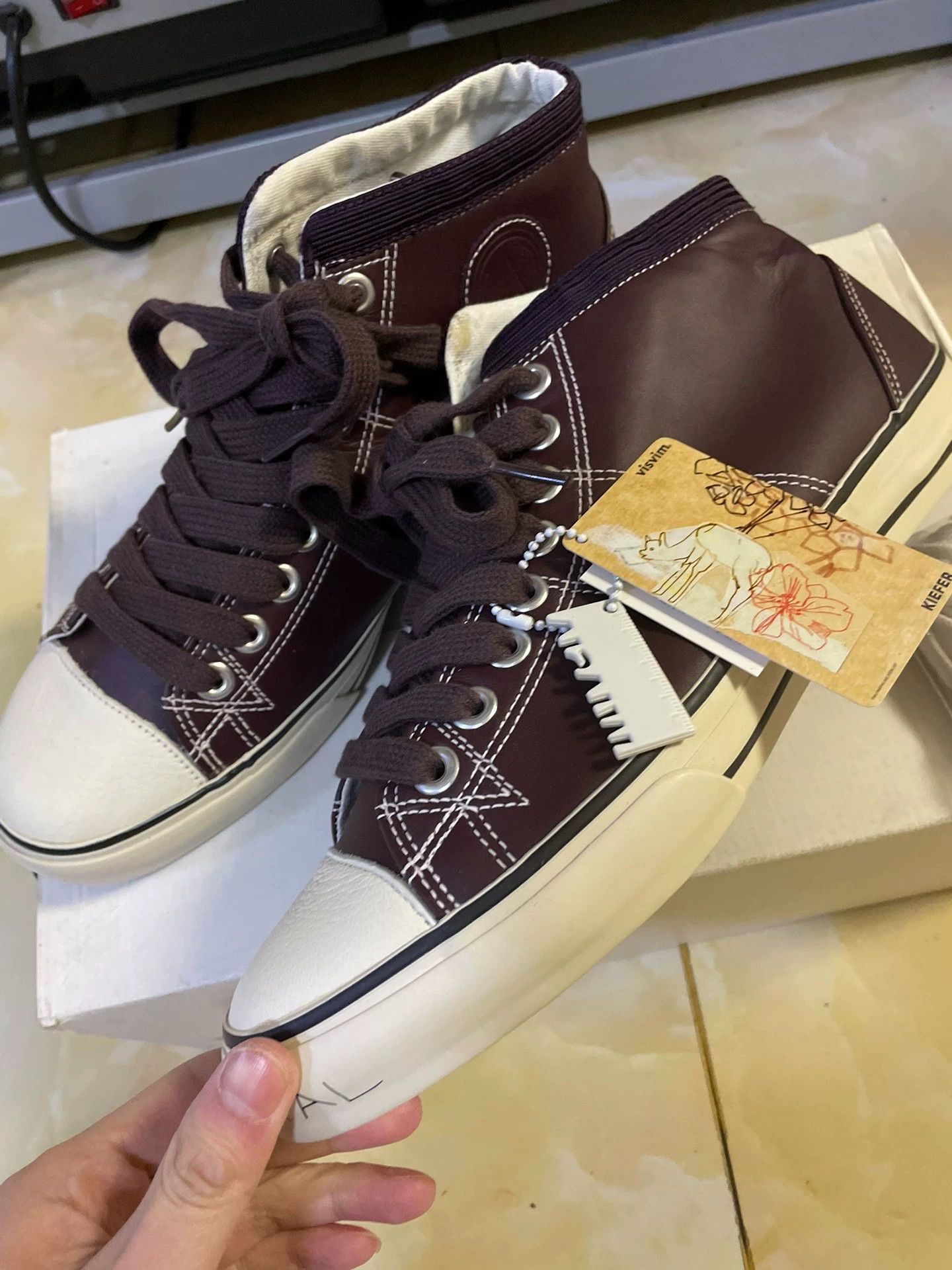 Visvim VISVIM KIEFER MID CYPHER Wine Red US8(Early VV Model) Size US 8 / EU 41 - 1 Thumbnail