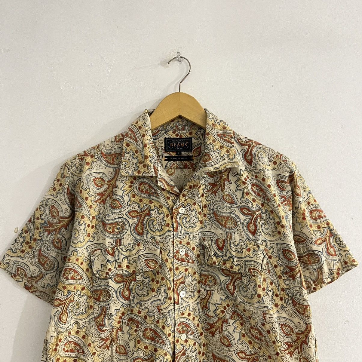 Beams Plus Beams Plus Japan - Paisley Pattern Camp Collar Shirt Size US S / EU 44-46 / 1 - 2 Thumbnail