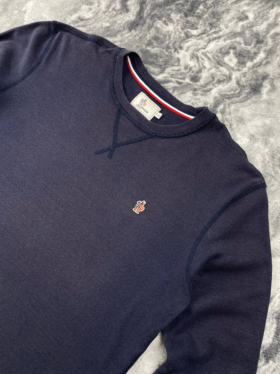 Moncler Moncler MaglIa Girocollo Sweatshirt Men Size L Blue Size US L / EU 52-54 / 3 - 9 Thumbnail