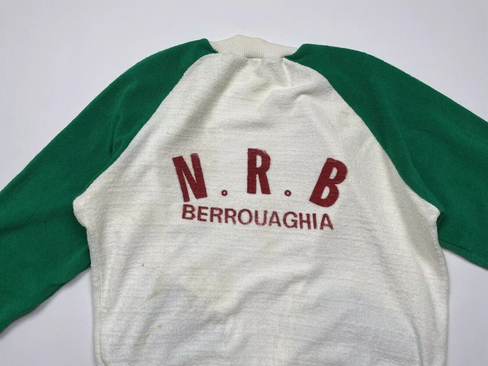 Vintage VINTAGE N.R.B BERROUAGHIA ES 1980s ALGERIA JACKET SOCCER Size US M / EU 48-50 / 2 - 3 Thumbnail