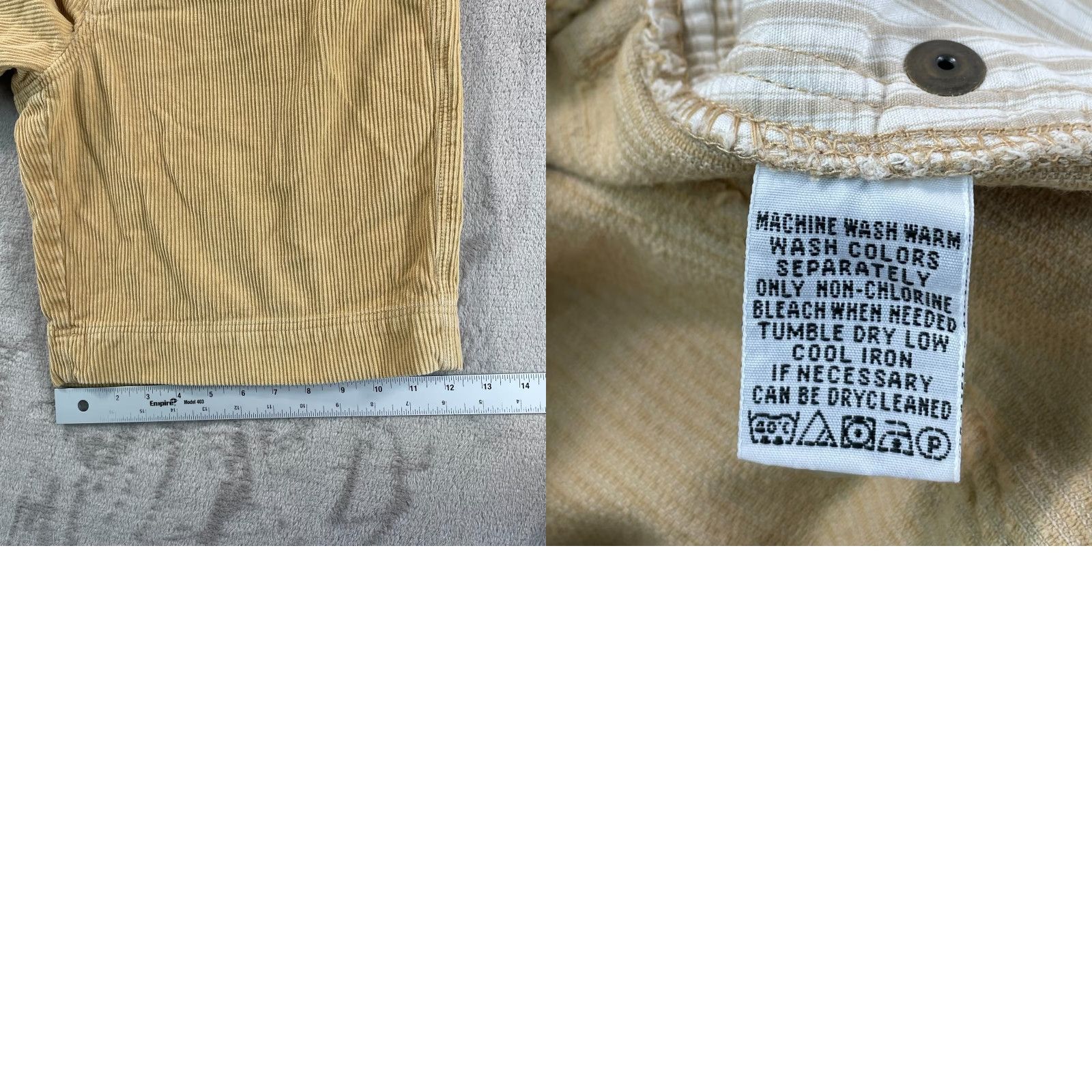 Tommy Bahama VINTAGE Tommy Bahama Corduroy Bermuda Shorts Men 32x9 Tan Silk Cotton Bermuda Beach 90s Mens Size US 38 / EU 54 - 8 Thumbnail