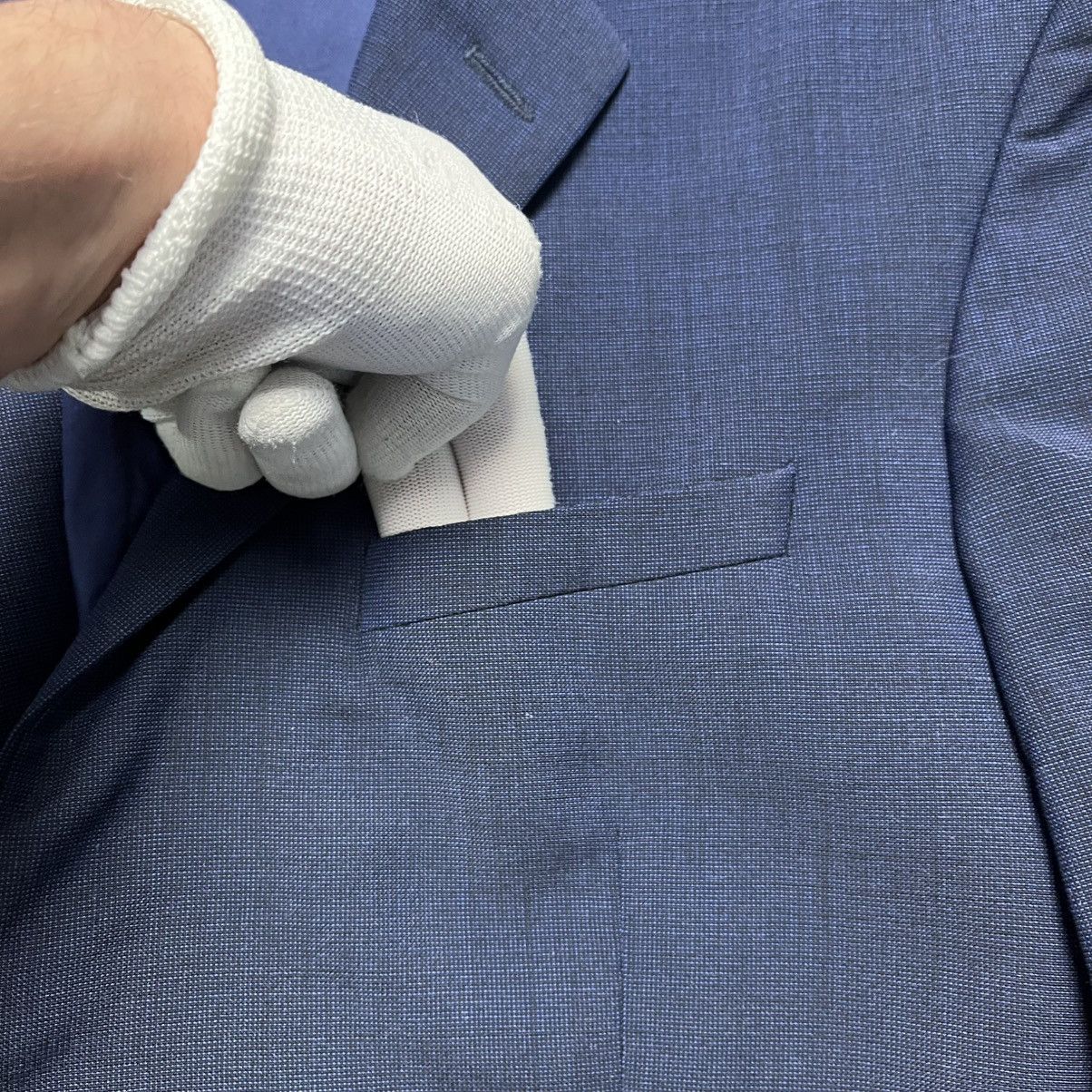 Designer × Reiss Reiss Blue Wool Blazer Jacket Luxury Classic Formal Size 38R - 3 Thumbnail