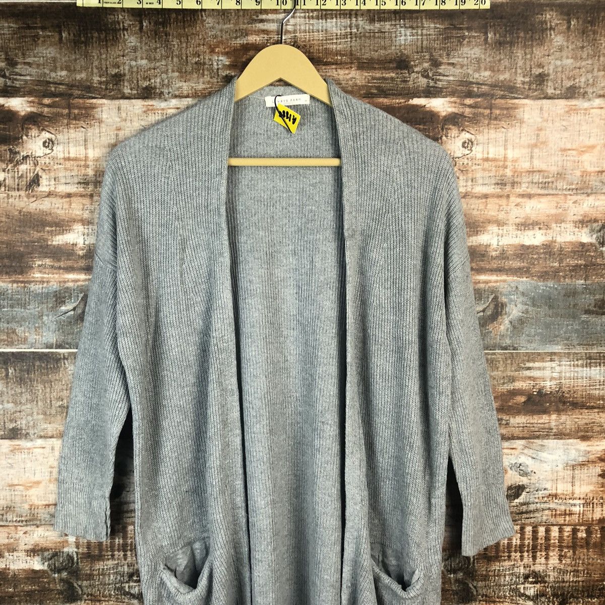 LOWRYS FARM Lowyrs Farm Grey long Cardigan Knitwear #A1886 Size M / US 6-8 / IT 42-44 - 5 Thumbnail