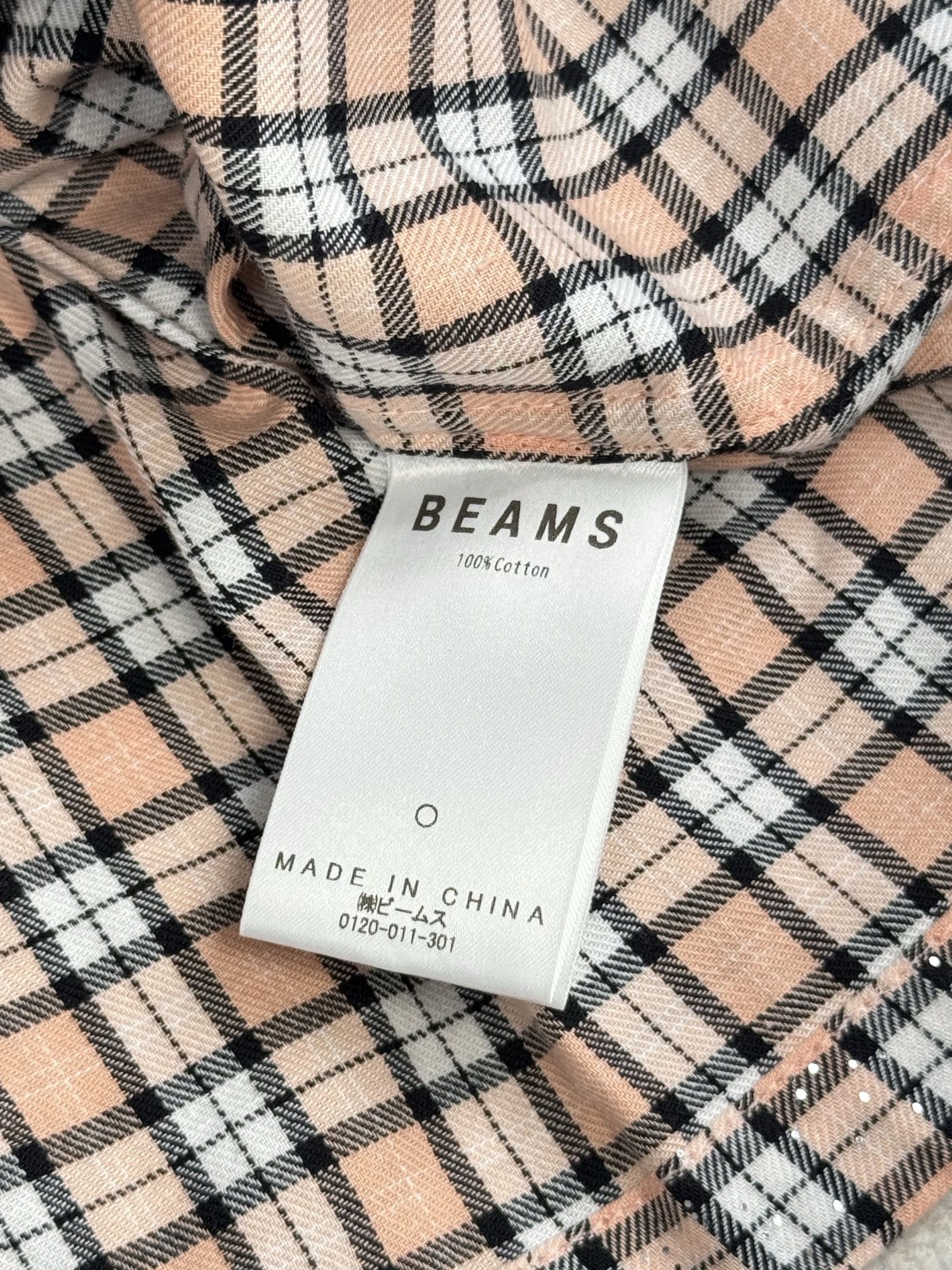 Beams Plus FUTURE ARCHIVE Glitter Nelcheck Shirt Size US S / EU 44-46 / 1 - 5 Thumbnail