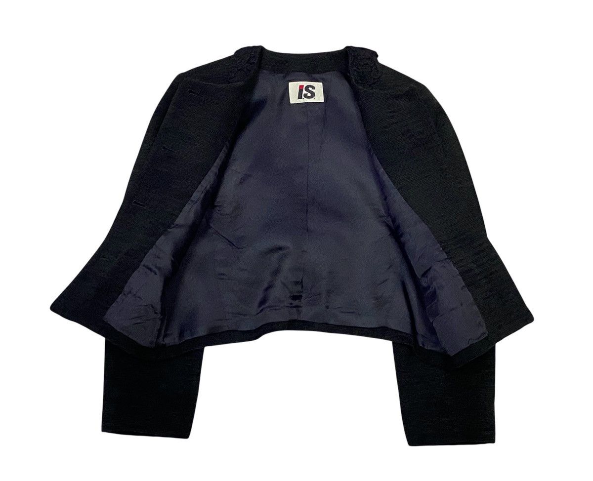 Issey Miyake Vintage Issey Miyake Petite Floral Knit Jacket Size M / US 6-8 / IT 42-44 - 4 Thumbnail