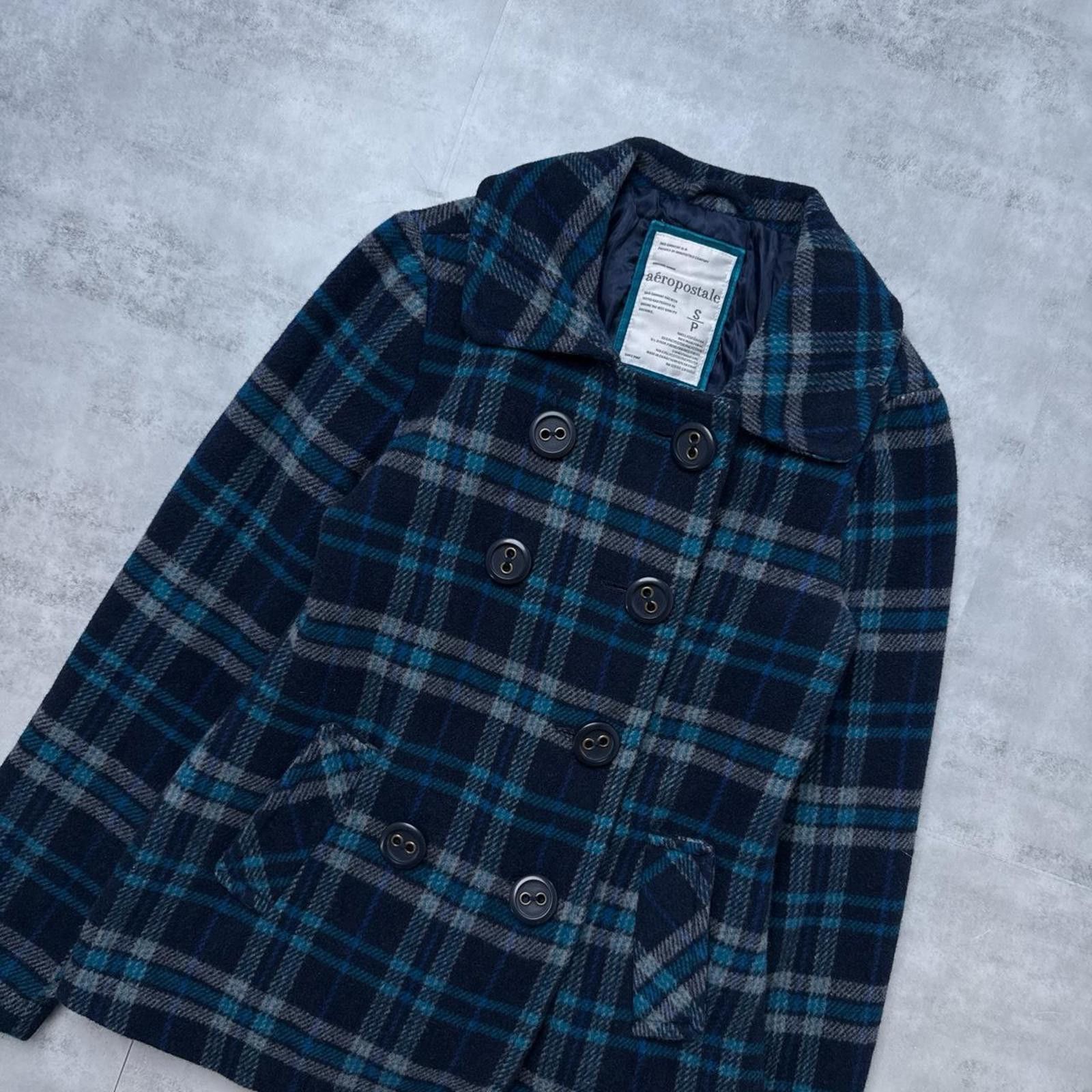 Aeropostale Y2K Aeropostale Plaid Button Peacoat 00s Jacket Size S / US 4 / IT 40 - 5 Thumbnail