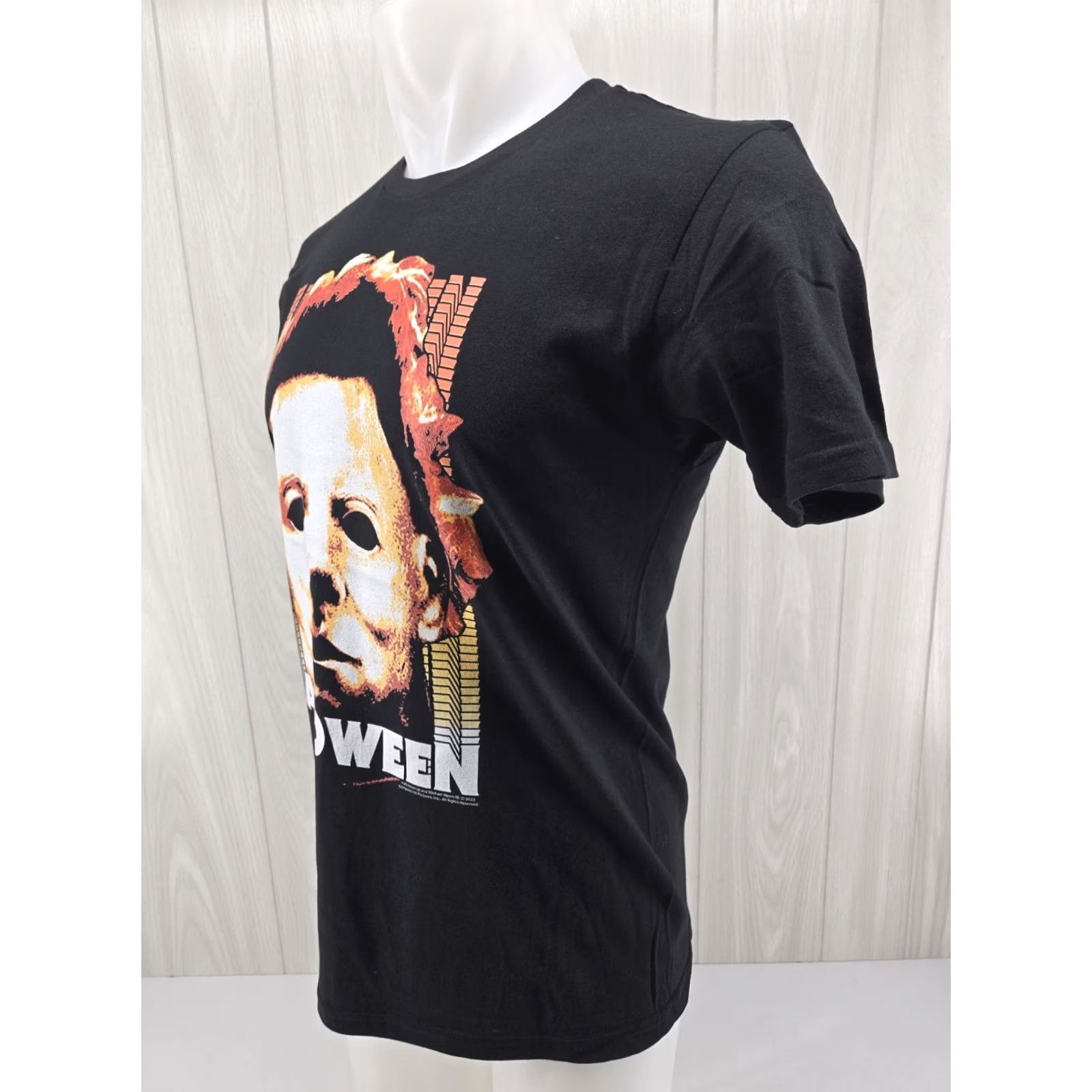 Vintage Halloween Michael Myers Black Mens Shirt Cotton Mens Small Size US S / EU 44-46 / 1 - 4 Thumbnail