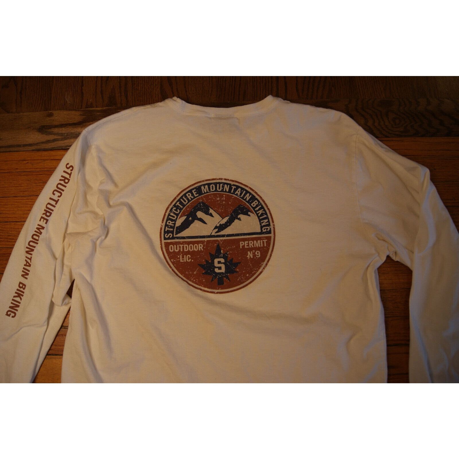 Structure VTG STRUCTURE Mountain Biking Mens XL TShirt USA Made Spell Size US XL / EU 56 / 4 - 2 Thumbnail