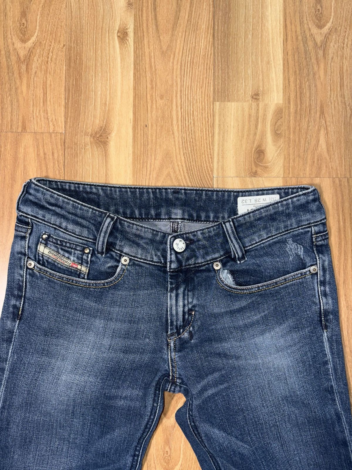 Diesel Diesel "Louvely" Flare Bootcut Jeans — Wash 008LA (Stretch) Size 28" / US 6 / IT 42 - 3 Thumbnail