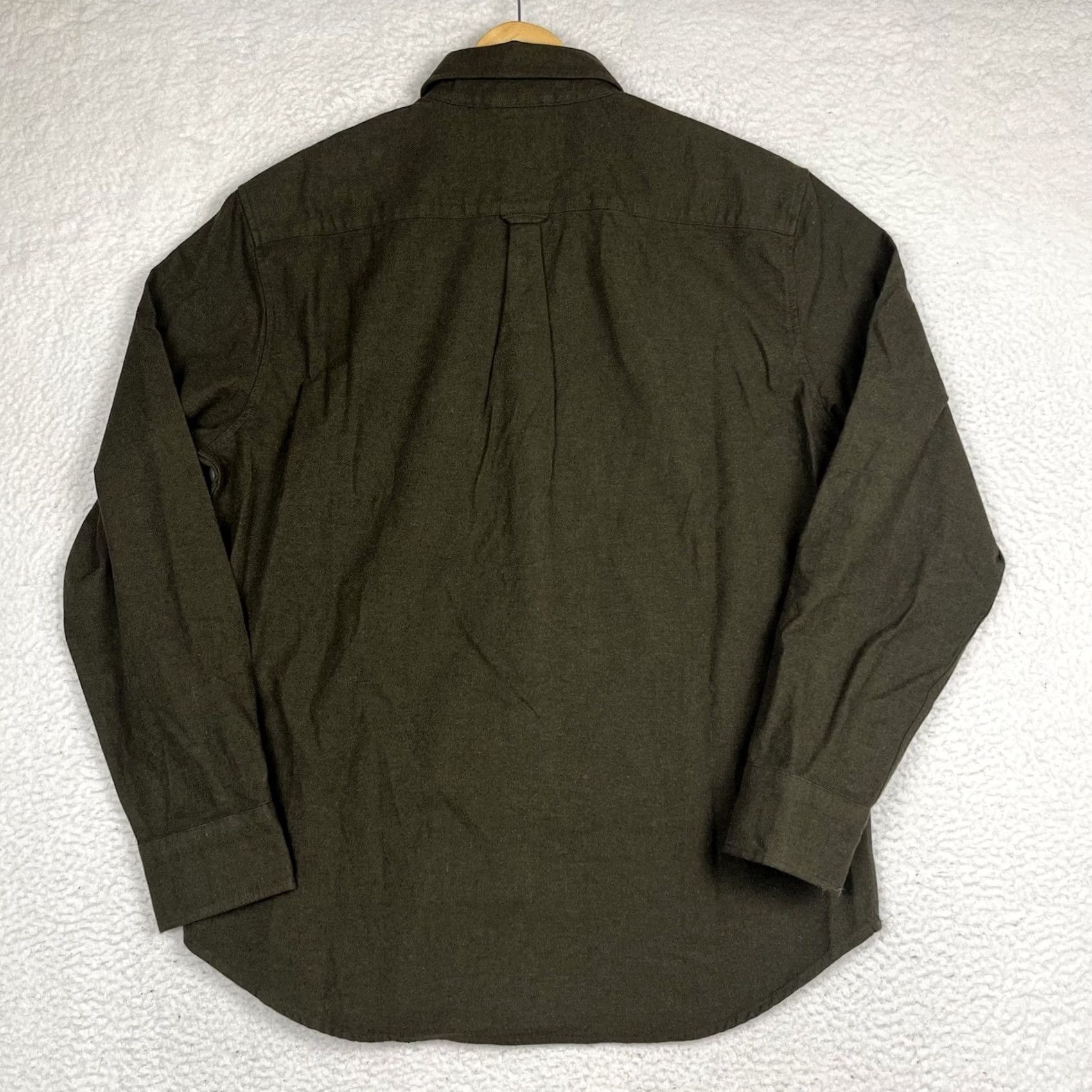 Olive Thursday Boot Co. Quality Goods Men Large Olive Green Button Everyday Shirt Size US L / EU 52-54 / 3 - 5 Thumbnail