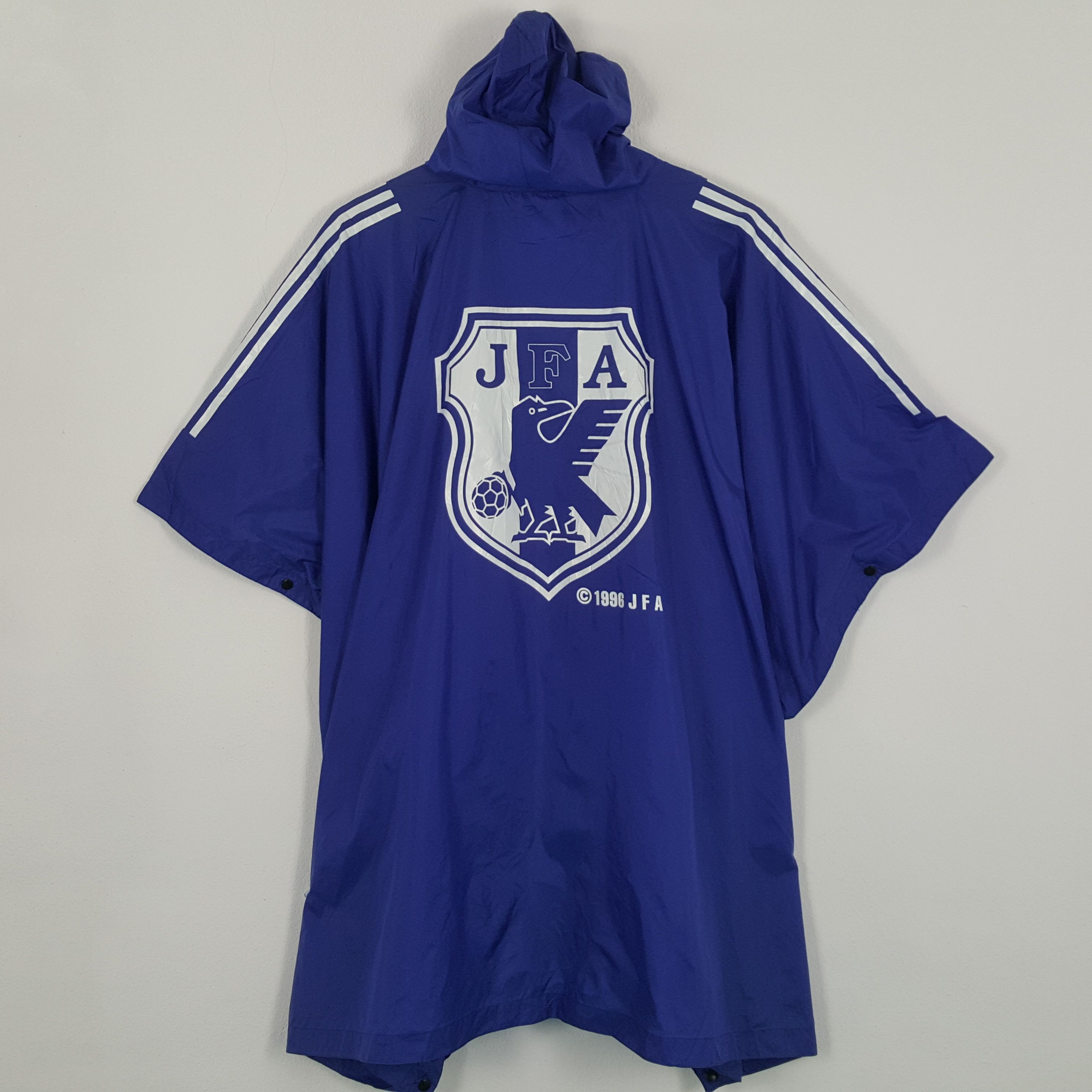 ADIDAS JAPAN Soccer Team Logo Design Rain Jacket