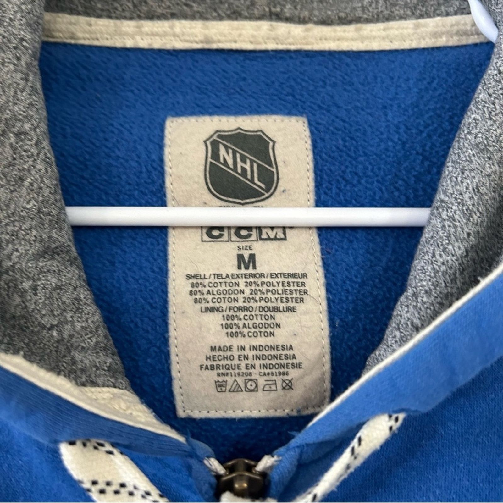 Ccm St. Louis Blues Hockey Hoodie Size US M / EU 48-50 / 2 - 4 Thumbnail