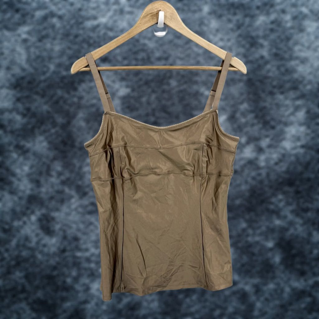 Aritzia Aritzia Ten Bustier Cami Top Women L Satinette Nocturne Festival Indie Glam Tank Cropped Sleeveless Gold Satin Bohemian City Classic Womens Size L / US 10 / IT 46 - 1 Thumbnail