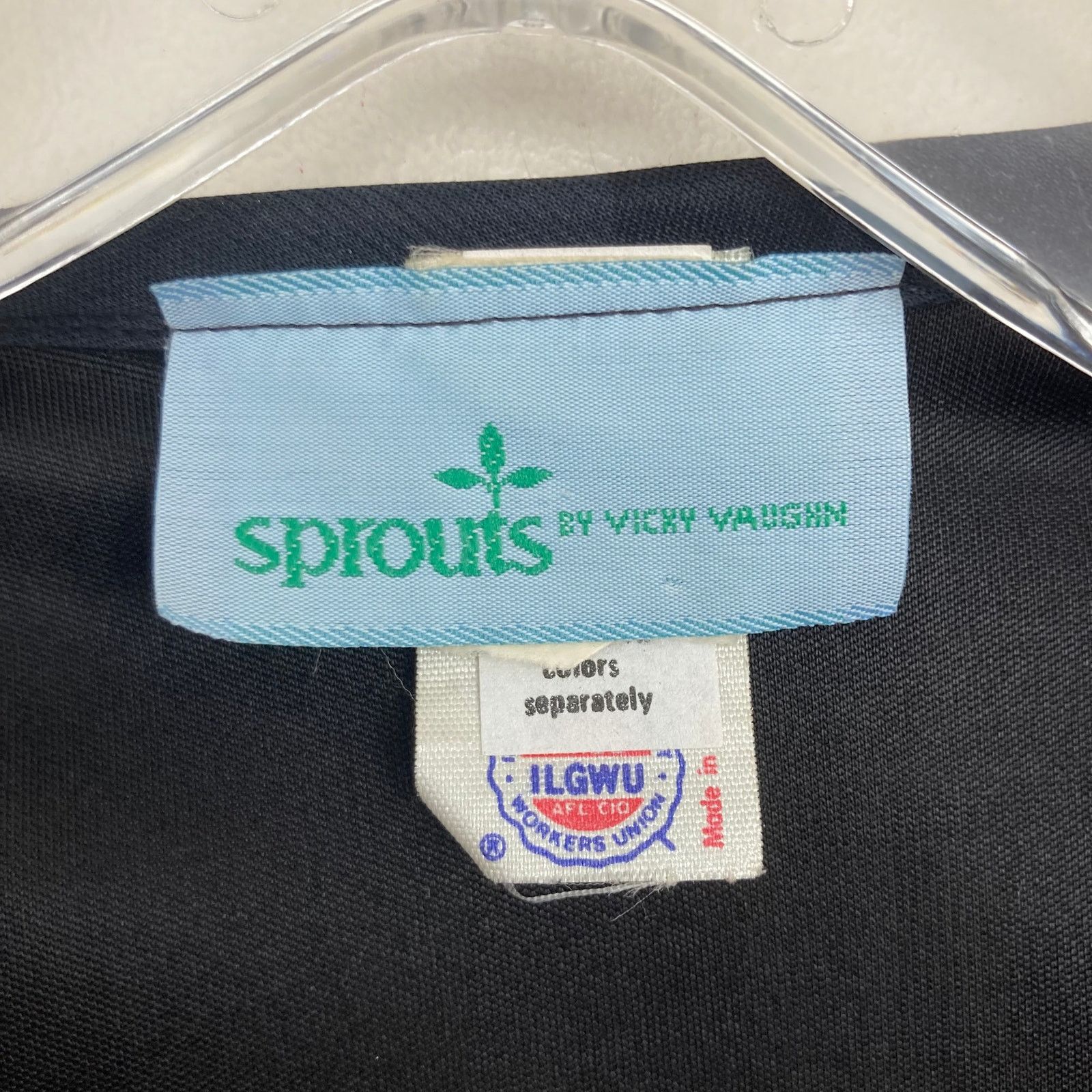 Vintage Vintage Sprouts Union Made Black Polka Dot Dress Sz 7 Size M / US 6-8 / IT 42-44 - 6 Thumbnail