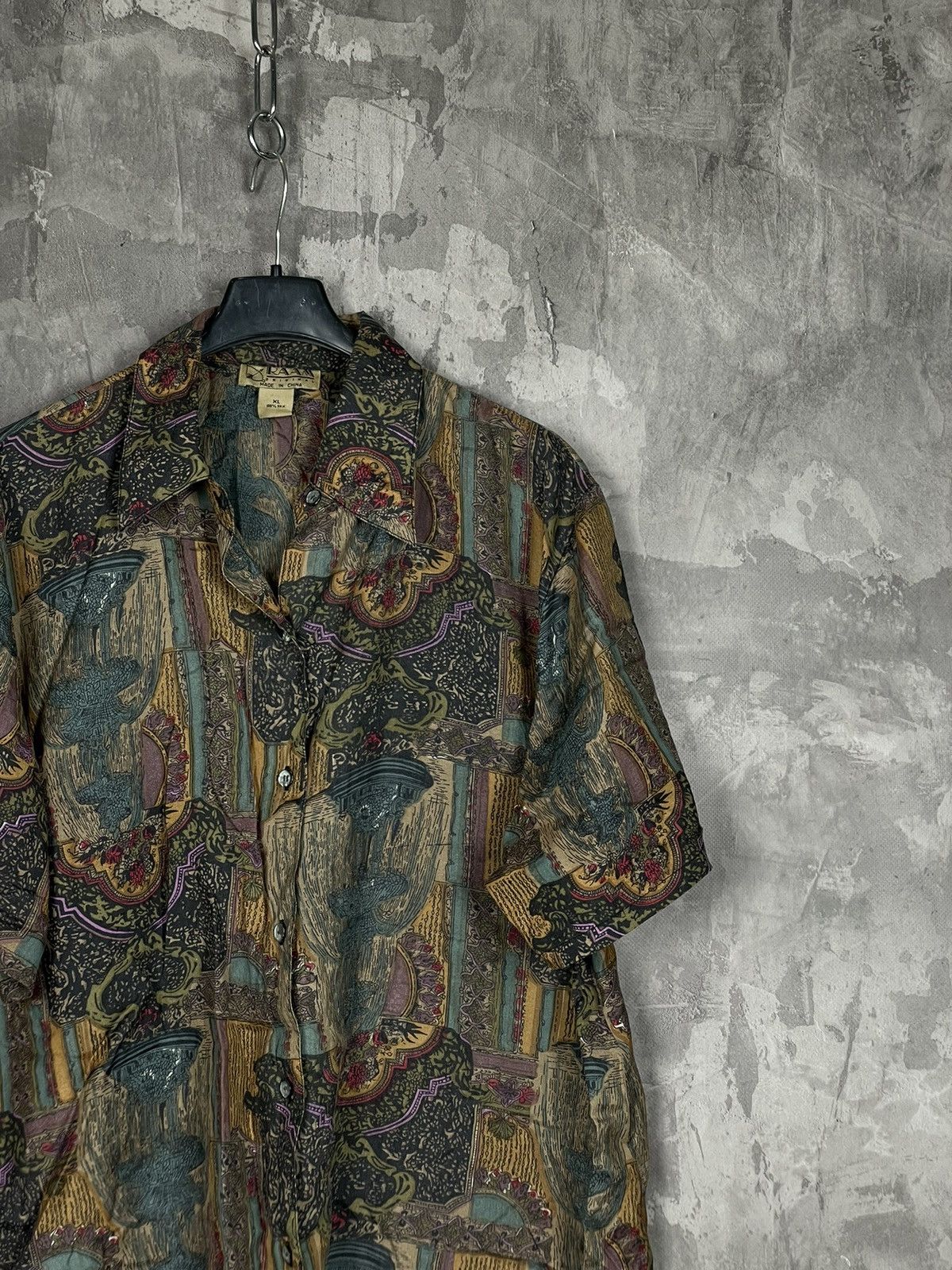 Japanese Brand × Vintage Avant Garde Y2K Vintage 90s Retro Multilogo Shirt Size US XL / EU 56 / 4 - 4 Thumbnail