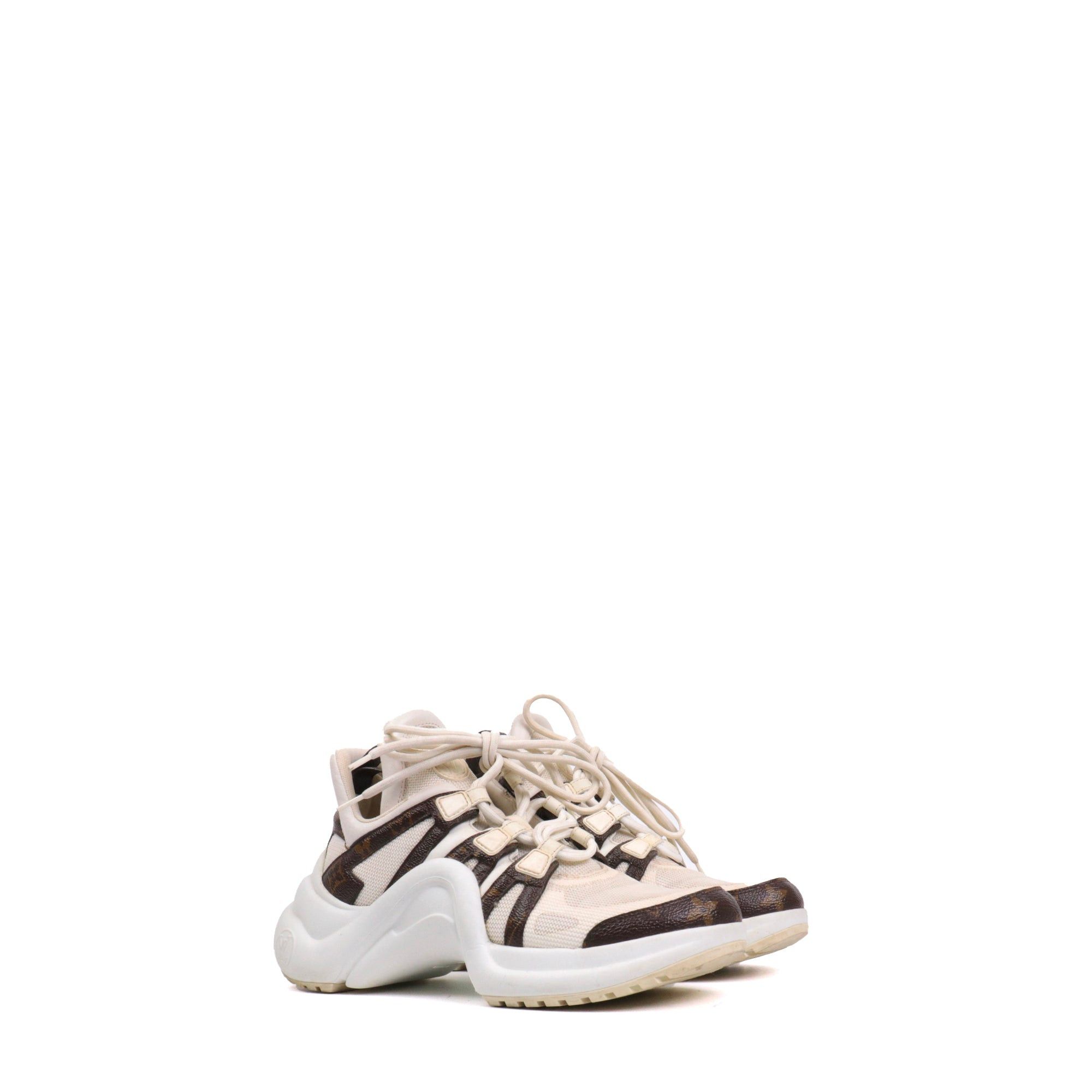 Louis Vuitton LOUIS VUITTON - Louis Vuitton Archlight sneakers in monogram coated canvas and fabric (T38) Size US 7 / IT 37 - 1 Thumbnail