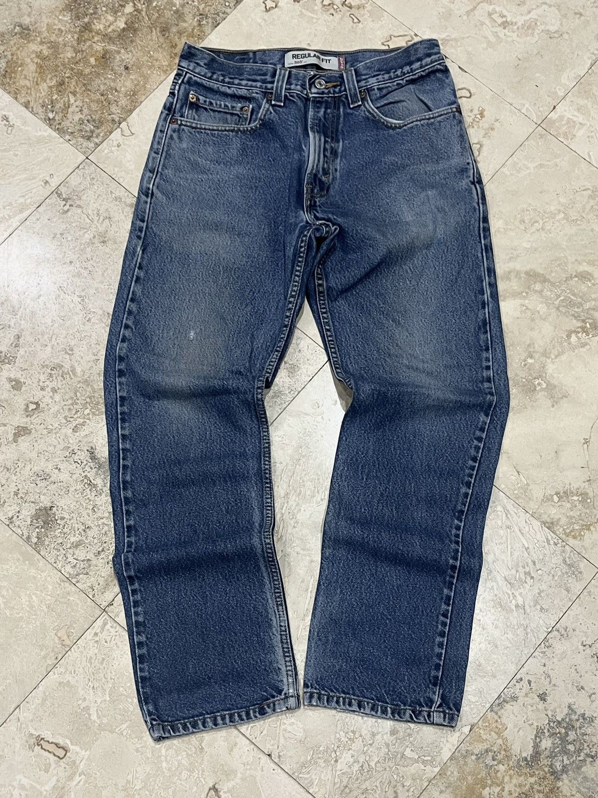 Levi's Levi’s 505 Denim Jeans Rare Blank Red Tag Size US 31 - 5 Thumbnail