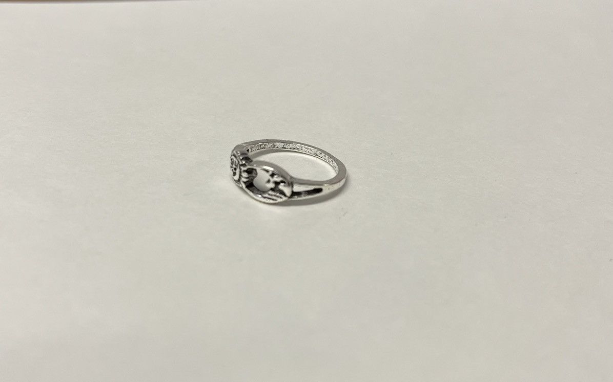Vintage Silver vintage style sun and moon ring Size ONE SIZE - 2 Thumbnail