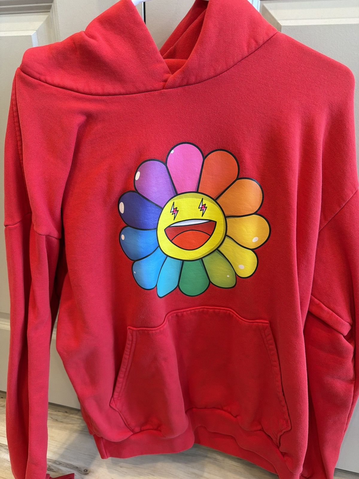 J Balvin × Takashi Murakami Red Takashi Murikami x J Balvin collab hoodie Size US L / EU 52-54 / 3 - 1 Thumbnail