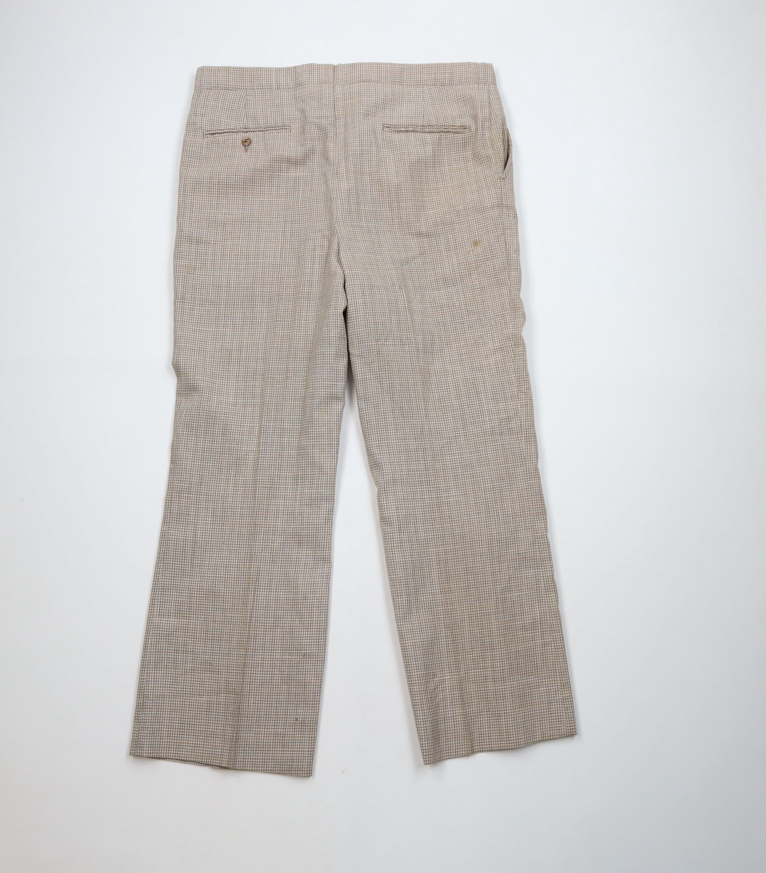 Vintage Vintage 70s Streetwear Wide Leg Bell Bottoms Pants Plaid USA Size US 36 / EU 52 - 10 Thumbnail