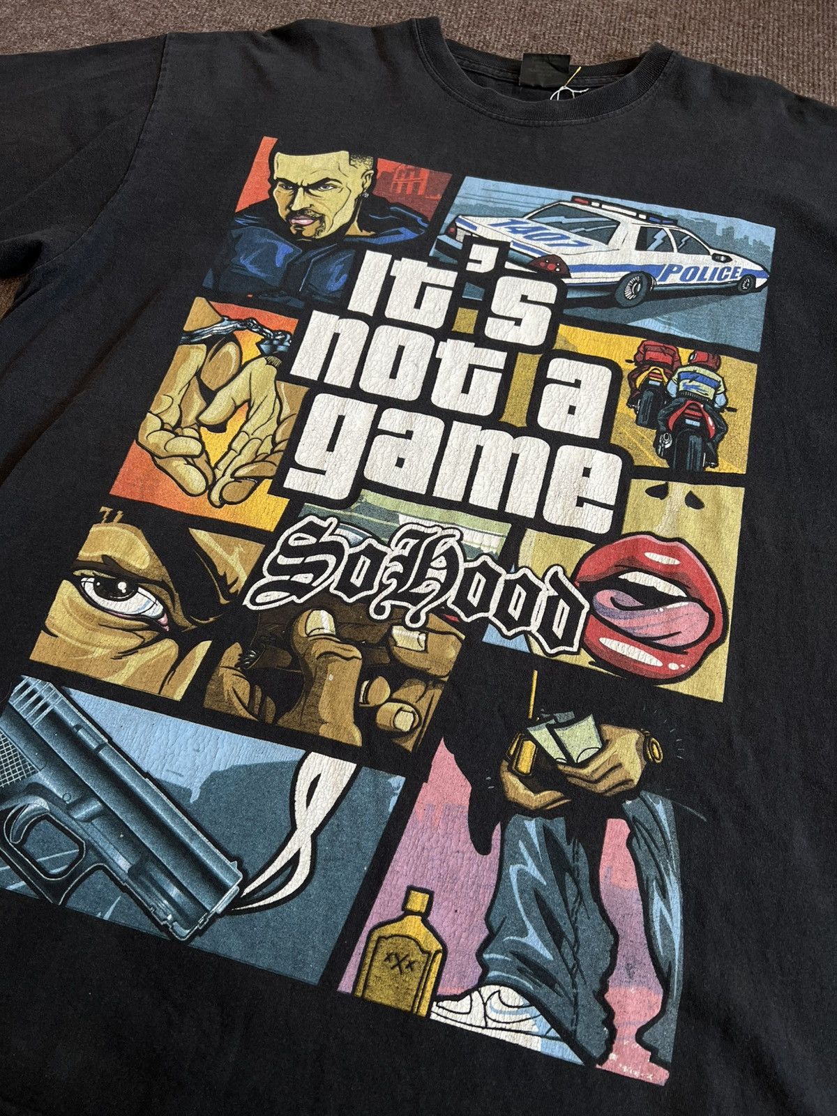Other TIME IS MONEY GTA BLACK T-SHIRT Size US L / EU 52-54 / 3 - 2 Thumbnail