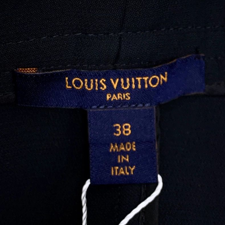 Louis Vuitton Louis Vuitton Casual wool skirt with gold buttons in black Size 37" - 6 Thumbnail
