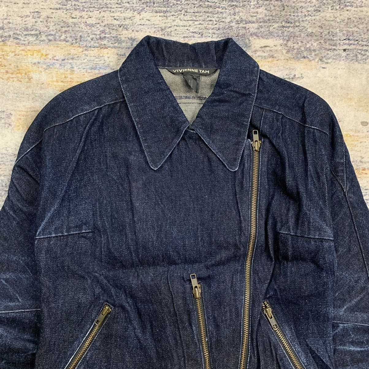 Japanese Brand × Vivienne Tam Vintage Viviene tam phoenix patches bikers denim jacket Size XS / US 0-2 / IT 36-38 - 8 Thumbnail