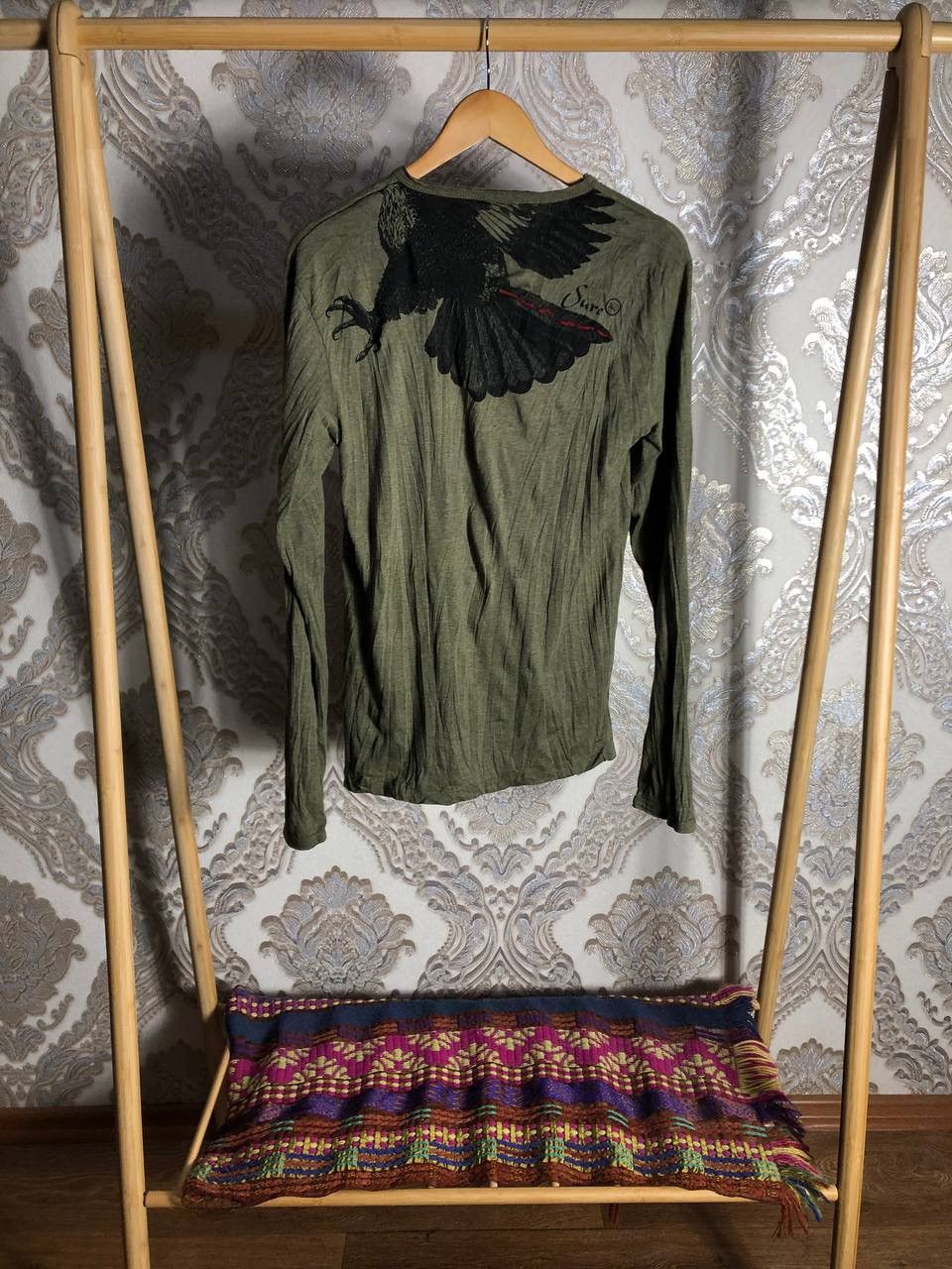Japanese Brand VINTAGE EAGLES DESIGNER LONG SLEEVE CASUAL JAPAN Y2K 90s SK8 Size US M / EU 48-50 / 2 - 4 Thumbnail
