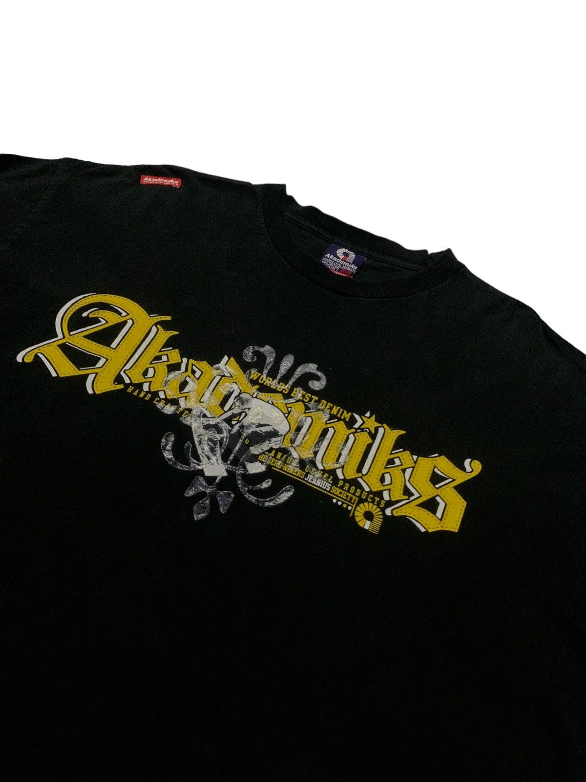 Akademiks × Vintage × Wu-Tang Clan Vintage Akademiks Side Print Long Sleeve Tshirt Size US XL / EU 56 / 4 - 4 Thumbnail