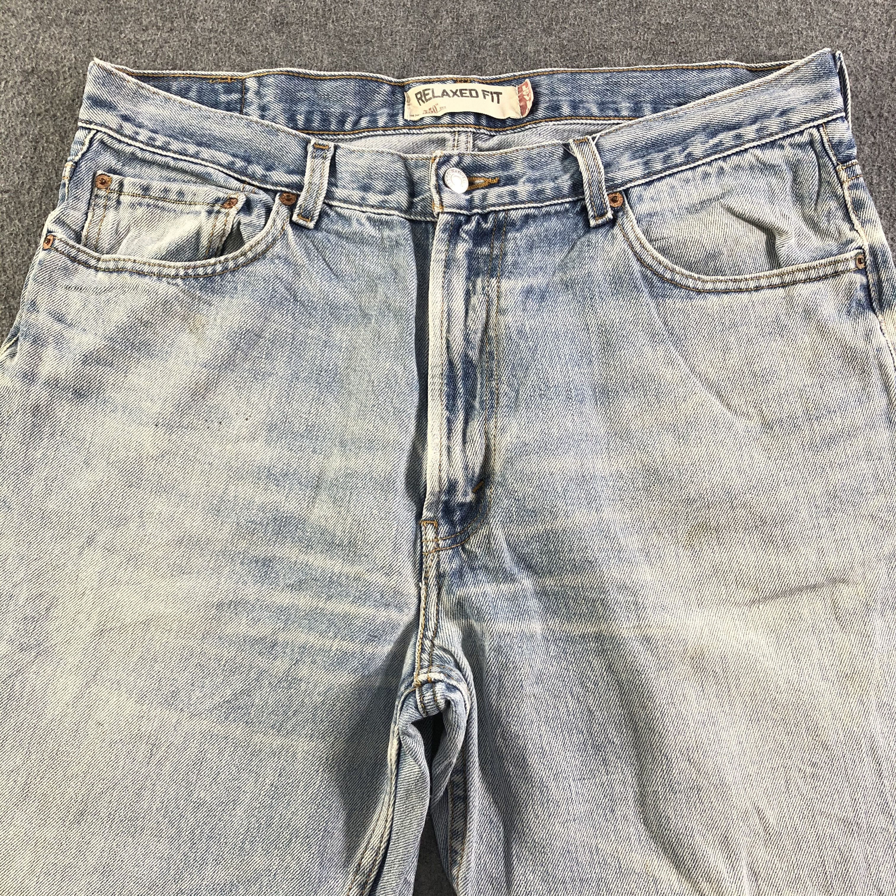 Levi's Vintage Blue Wash Levis 550 Jeans-J3130 Size US 38 / EU 54 - 3 Thumbnail