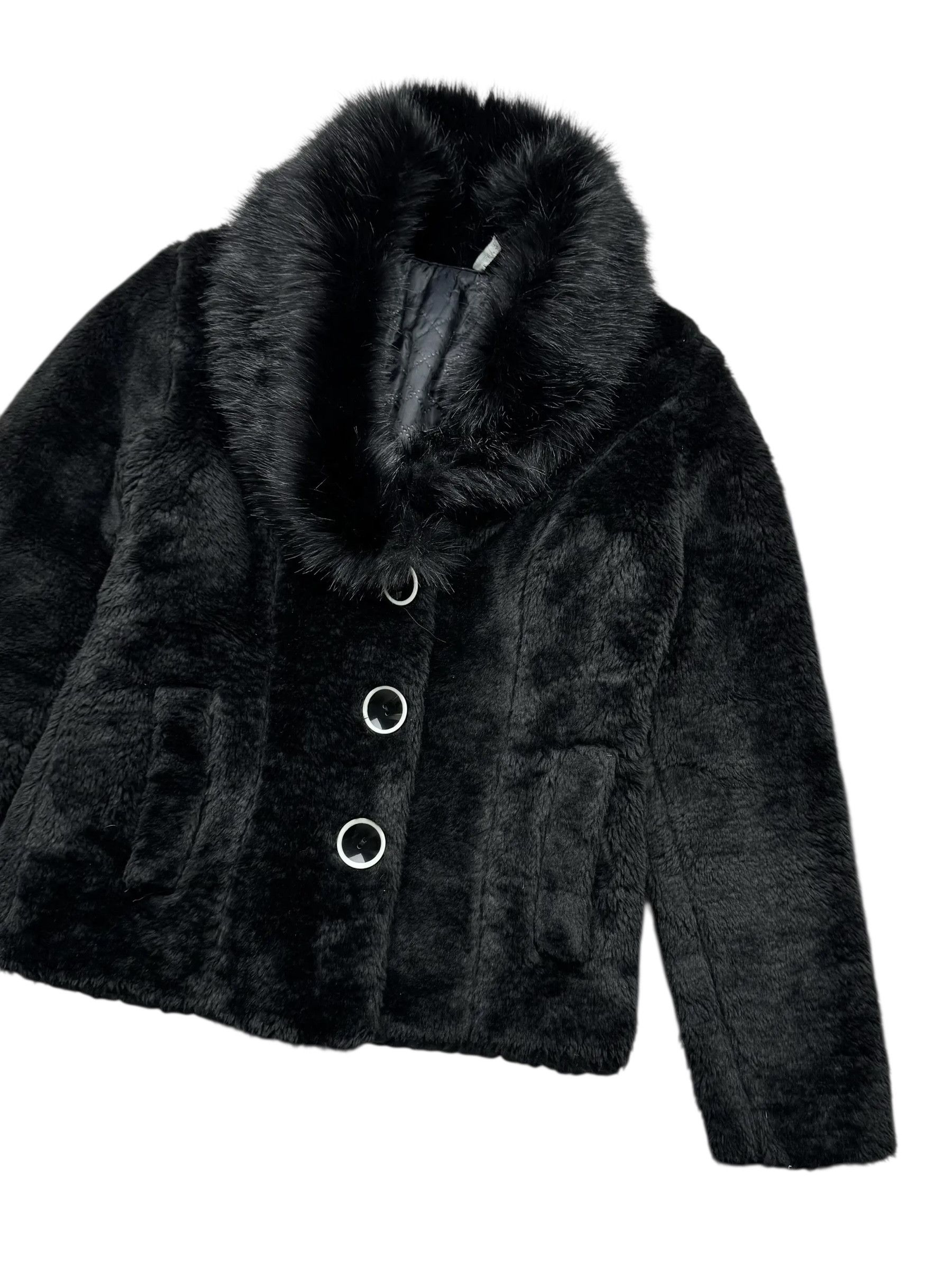 Vintage Y2K Faux Fur Jacket(V22) Size S / US 4 / IT 40 - 3 Thumbnail
