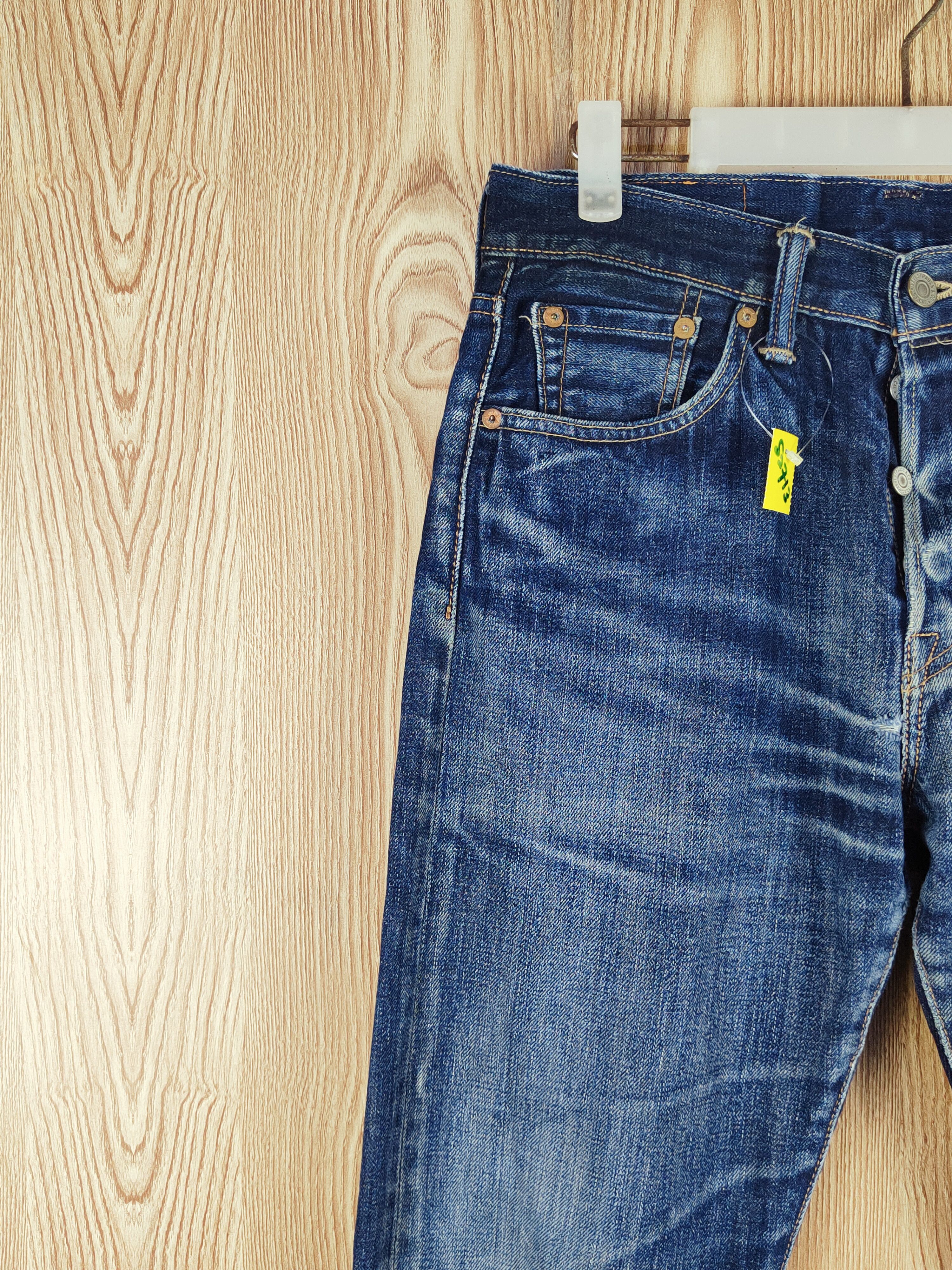 Levi's Levi's Dark Blue Distressed Ripped Jeans #S2713 Size US 30 / EU 46 - 3 Thumbnail