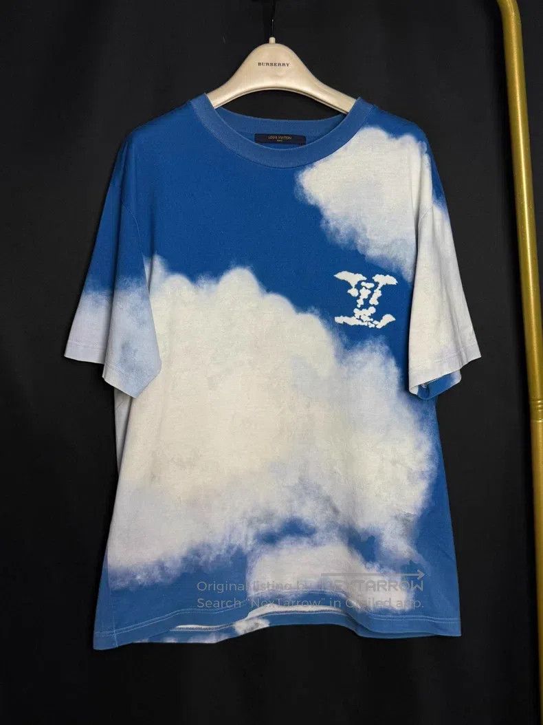 Louis Vuitton Louis Vuitton Blue sky and white clouds short sleeves Size US XL / EU 56 / 4 - 1 Thumbnail
