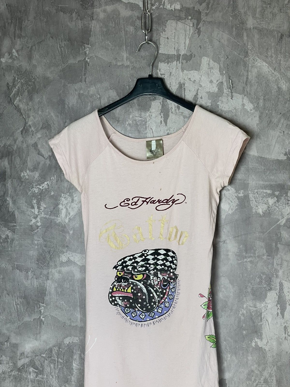 Ed Hardy × Vintage Vintage Don Ed Hardy Y2k Tattoo Print Tank Top Made In USA Size XL / US 12-14 / IT 48-50 - 2 Thumbnail