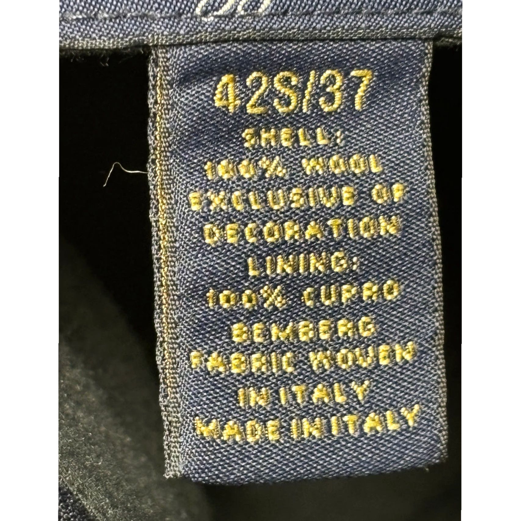 Brooks Brothers Brooks Brothers 1818 Fitzgerald Navy Pinstripe Wool Dress Pants Mens 37x30 Italy Wool Dress Pants Mens 37 30 Navy Pinstripe Fitzgerald Italy Vintage? Size US 37 - 7 Thumbnail