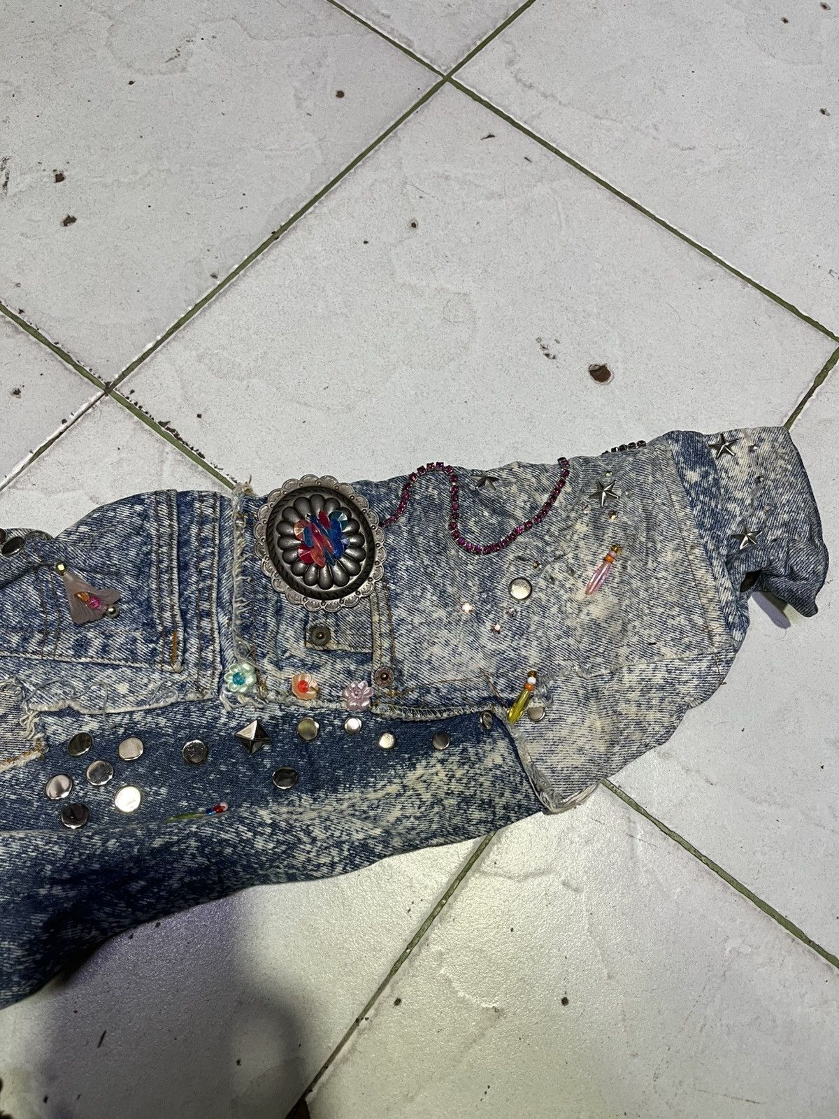 Levi's 🔥🔥🔥 Very Rare Levis Patchwork X Tony Alamo Denim Jacket Size US S / EU 44-46 / 1 - 17 Thumbnail