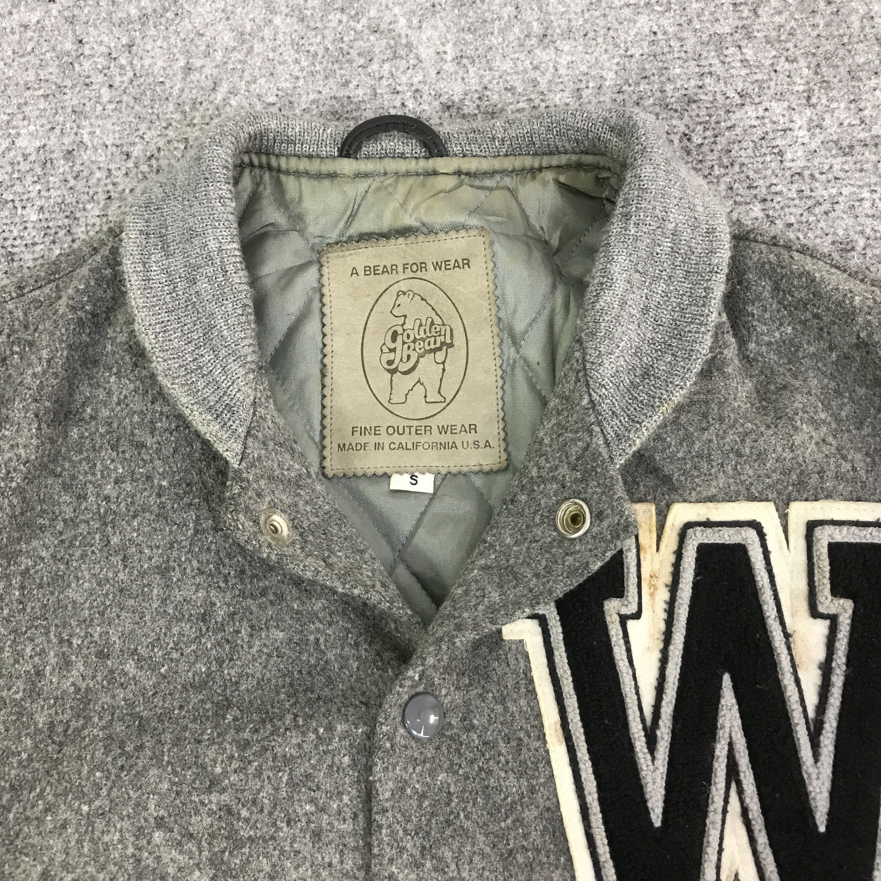 Golden Bear 80s GOLDEN BEAR SNAP BUTTON VARSITY JACKET K124B5 Size US S / EU 44-46 / 1 - 8 Thumbnail