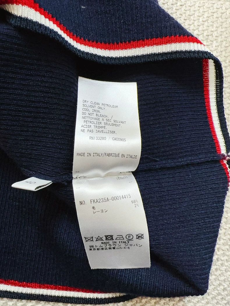 Thom Browne Thom Browne Long-sleeved turtleneck wool knitted sweater 25 Size US XXS / EU 40 - 5 Thumbnail